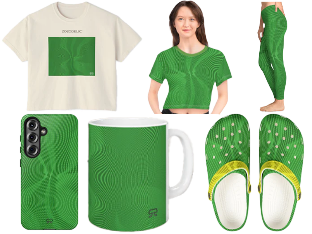 The Sun Spots Green Collection