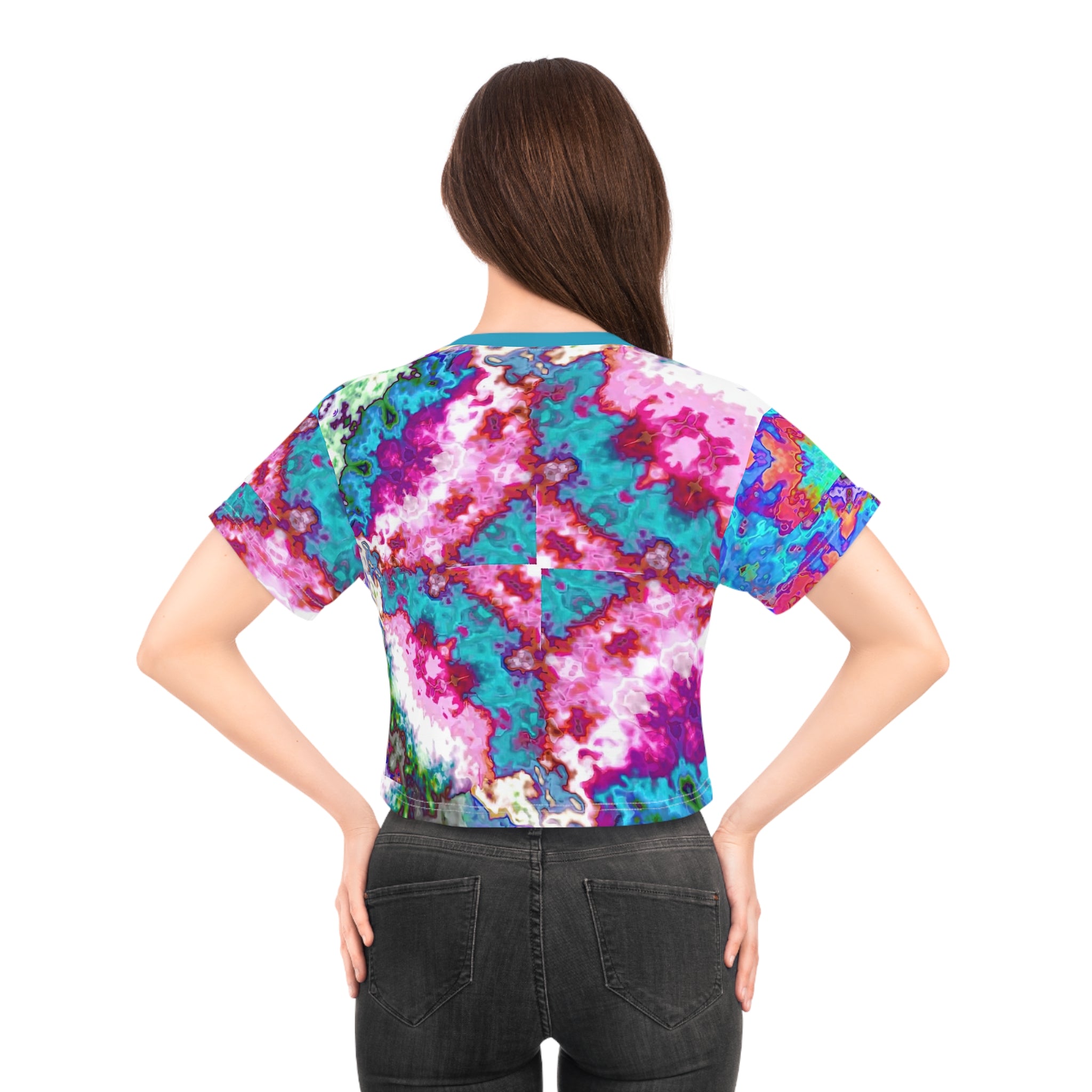 Crop Tee "Bone Candy" (AOP)