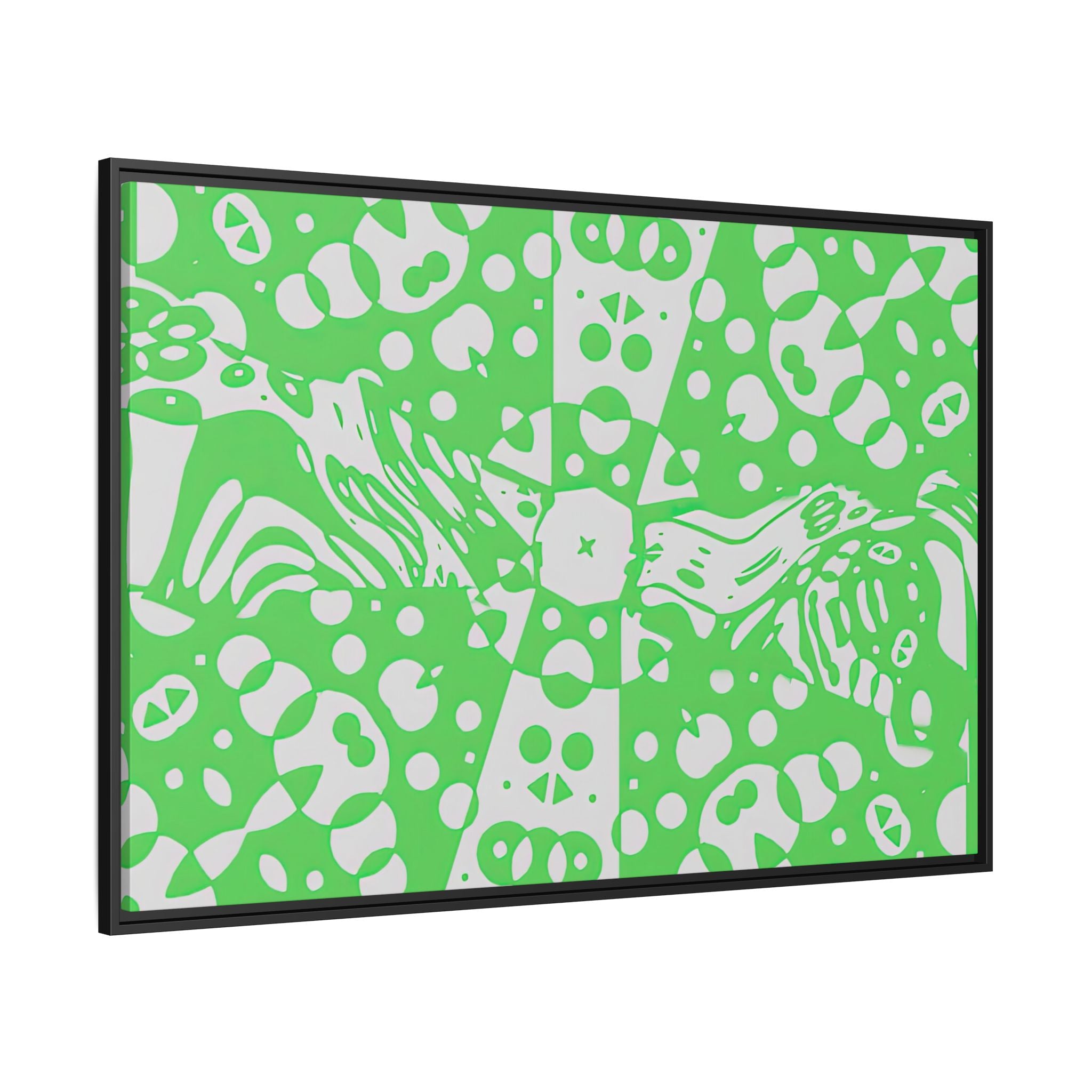 Framed Canvas Art - Aztec G