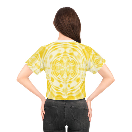 Crop Tee "Solaria" (AOP)