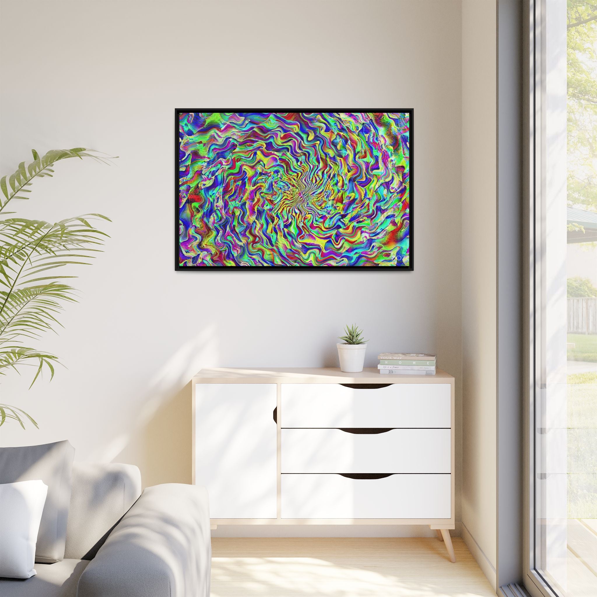 Framed Canvas Art — "Formulandscape"
