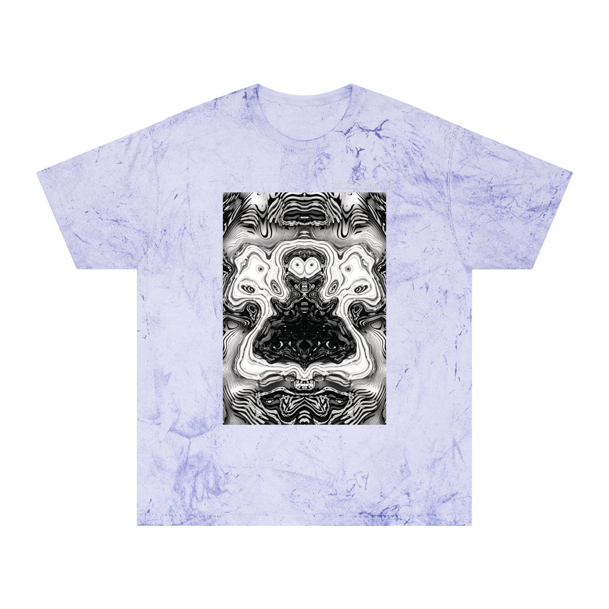 Marbled T-Shirt - Spirit Black and White