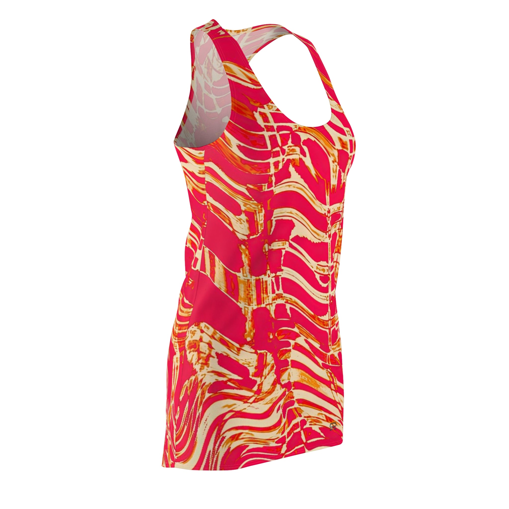 Racerback Dress — Fiesta Flame (AOP)