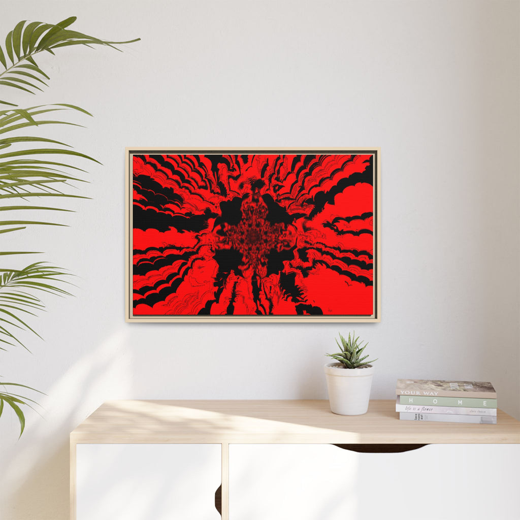 Framed Canvas Art — "Subcranial"