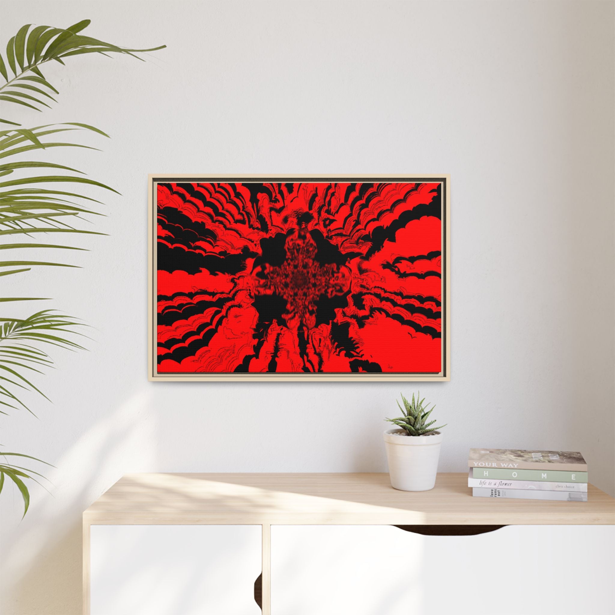 Framed Canvas Art — "Subcranial"