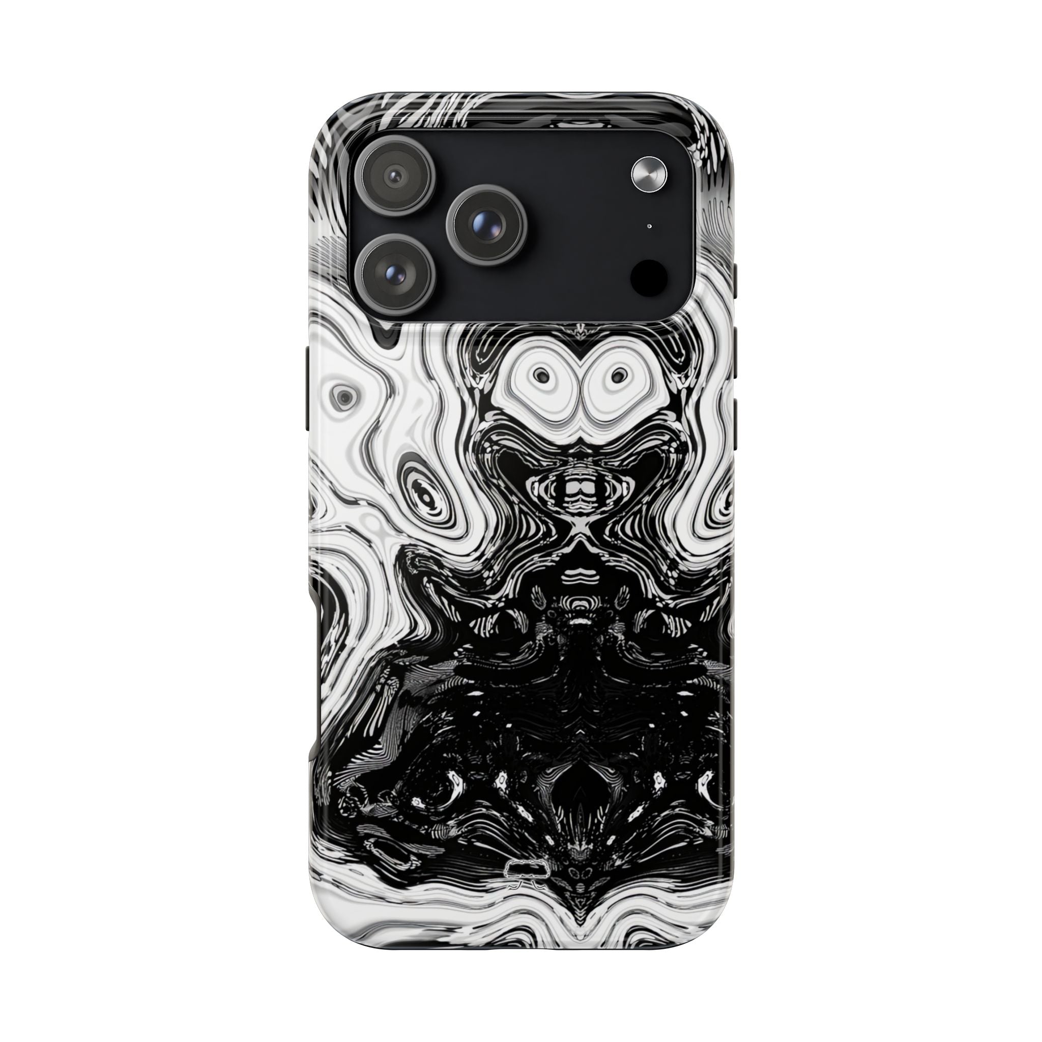 iPhone 17 Durable Shockproof Case - Spirit Black and White