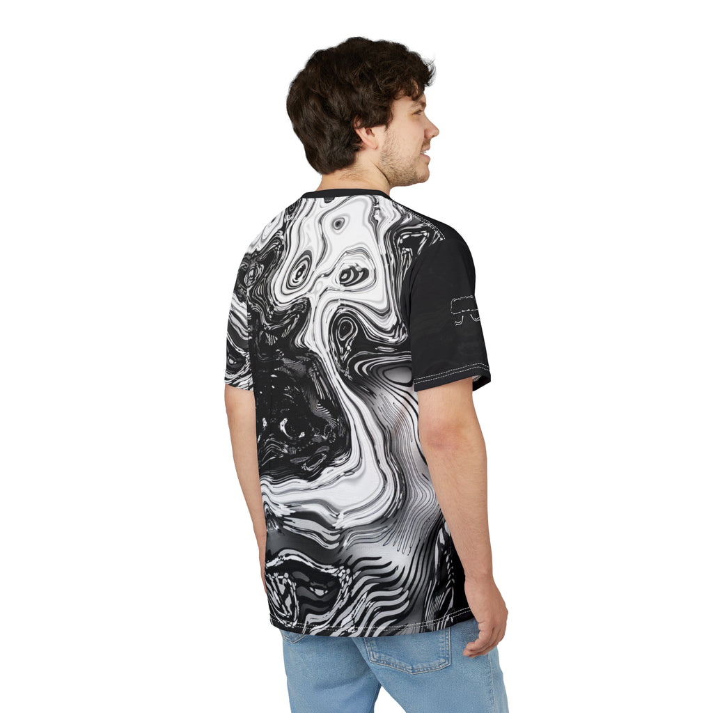 T-Shirt - Spirit Black and White (AOP)