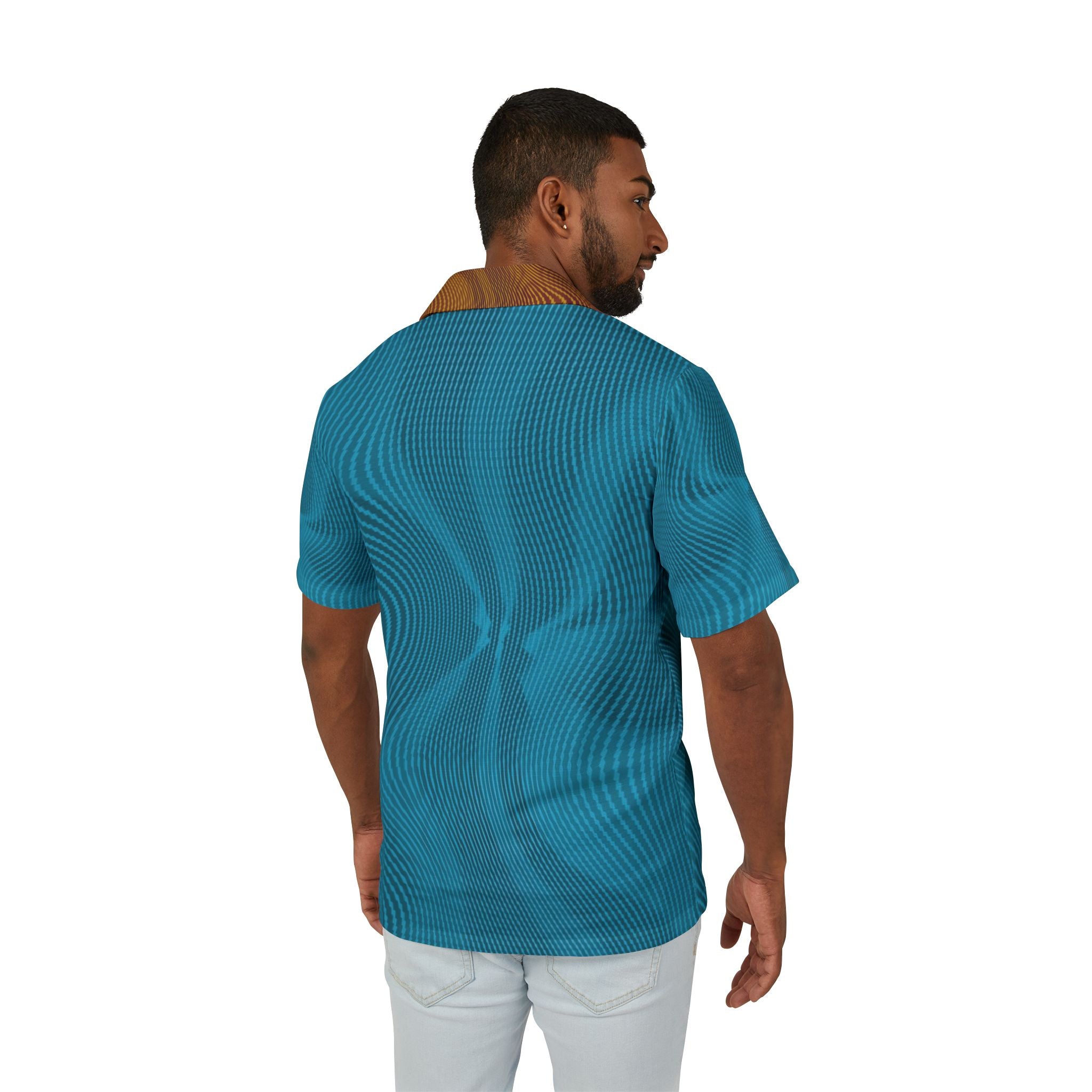 Hawaiian Shirt - Sun Spots Blu