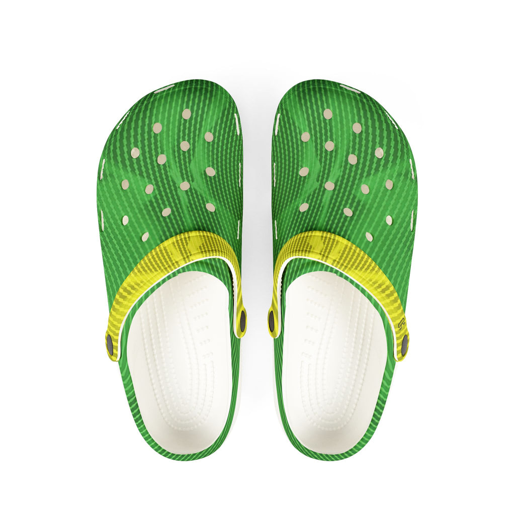 EVA Clogs — Sun Spots Green
