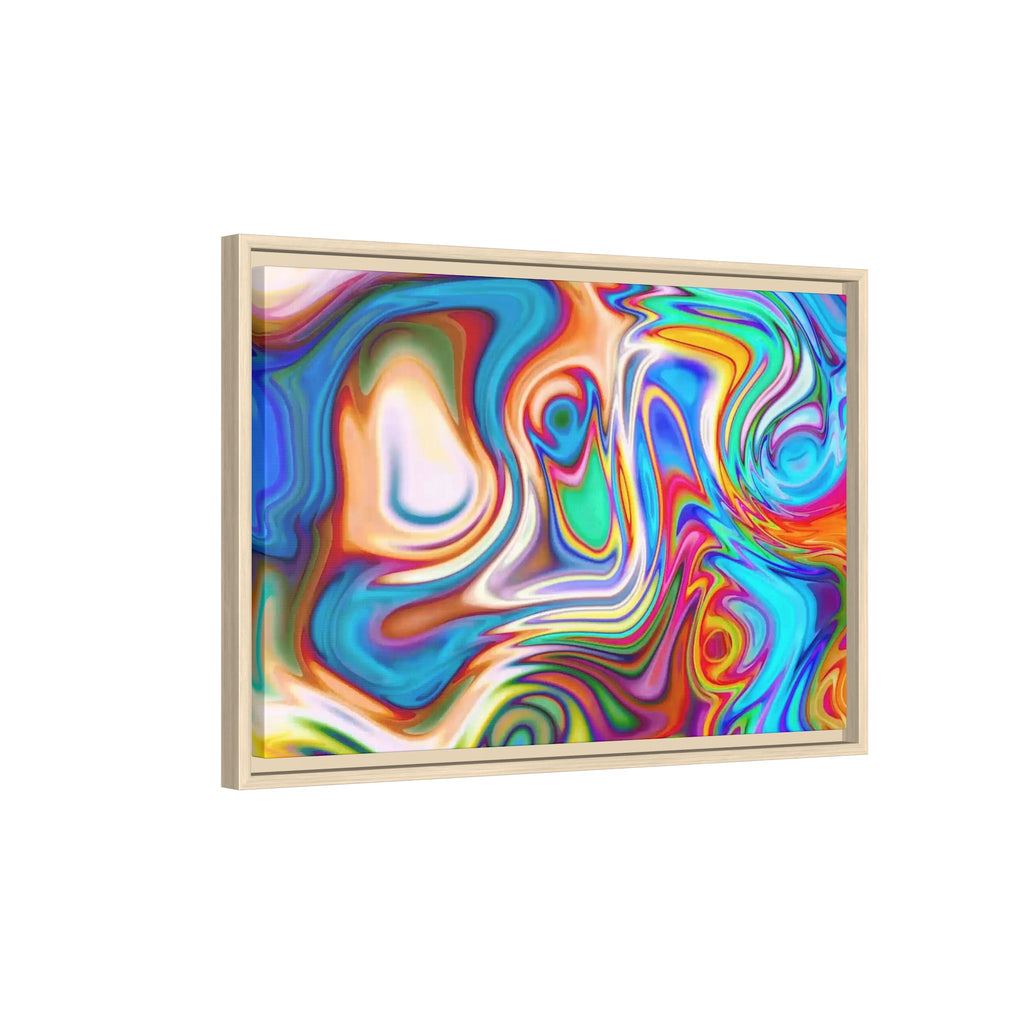 Framed Canvas Art — "Metatonal"