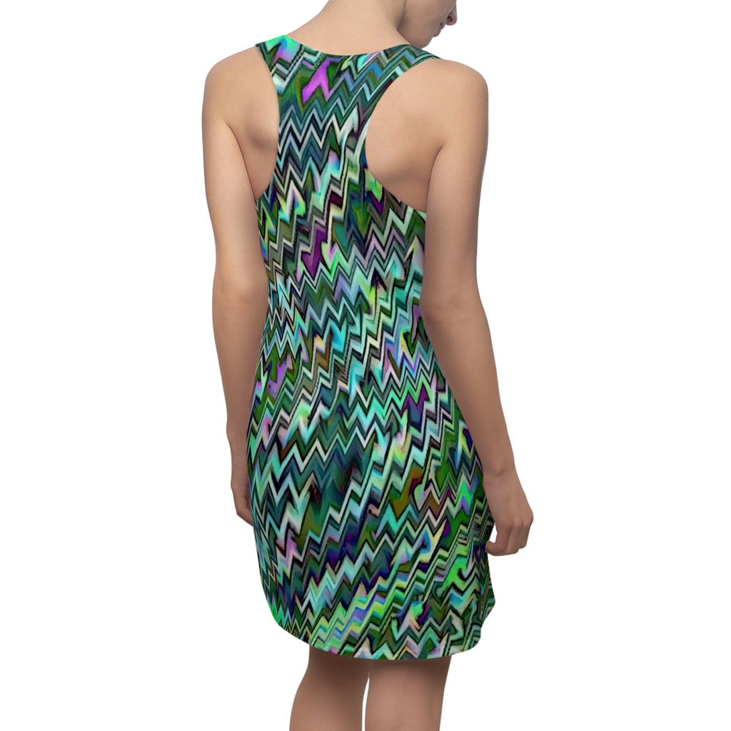 Racerback Dress — Jagged (AOP)