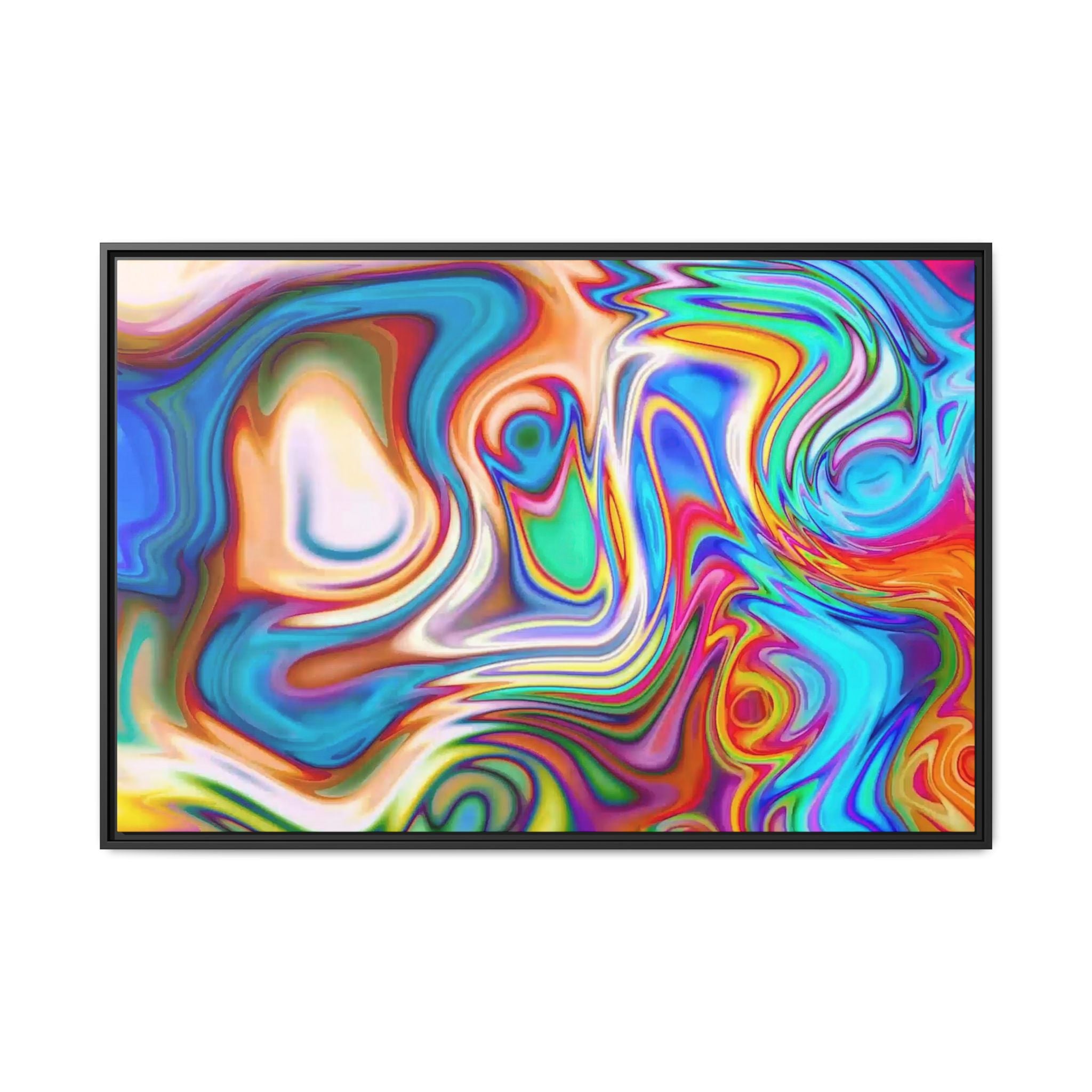 Framed Canvas Art — "Metatonal"
