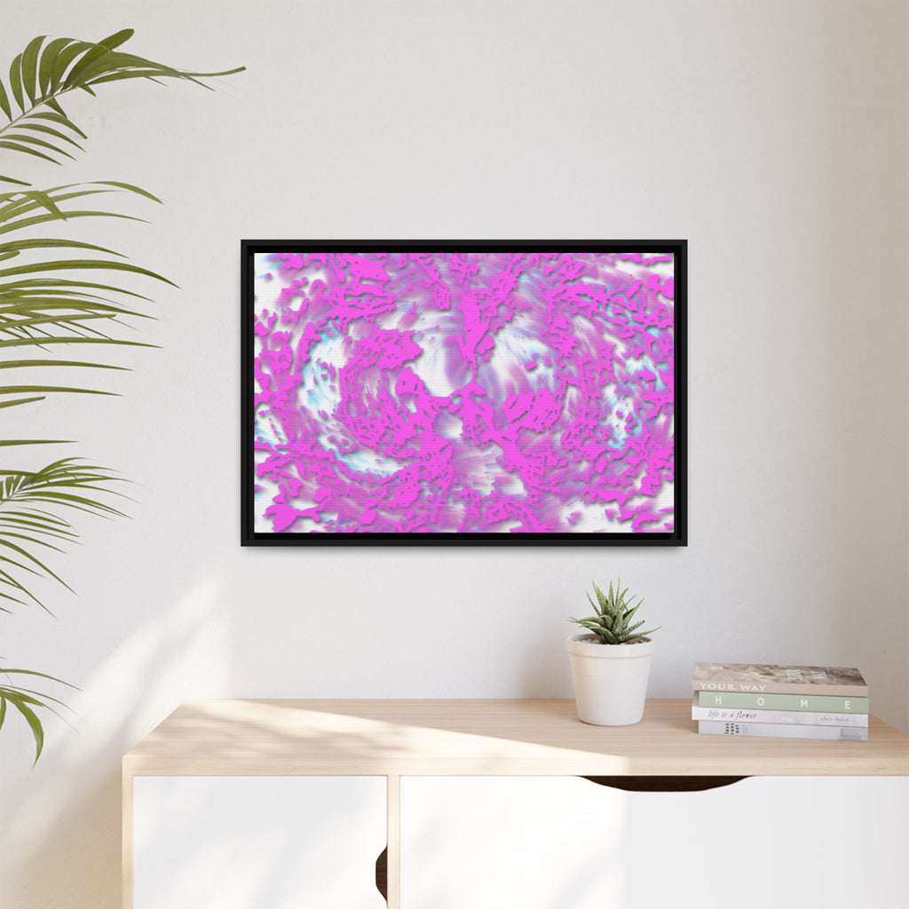 Framed Canvas Art - Tracers Cotton Candy