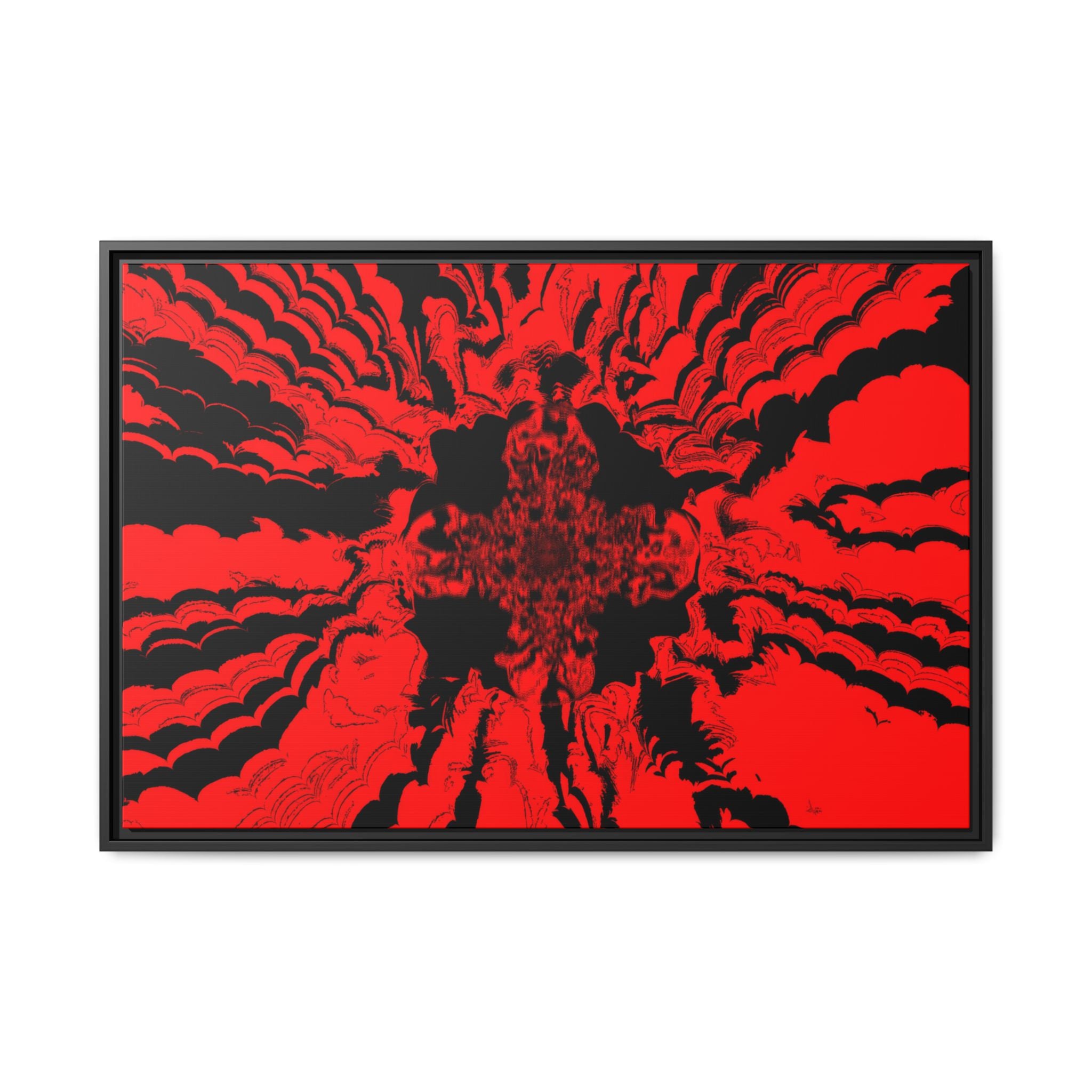 Framed Canvas Art — "Subcranial"