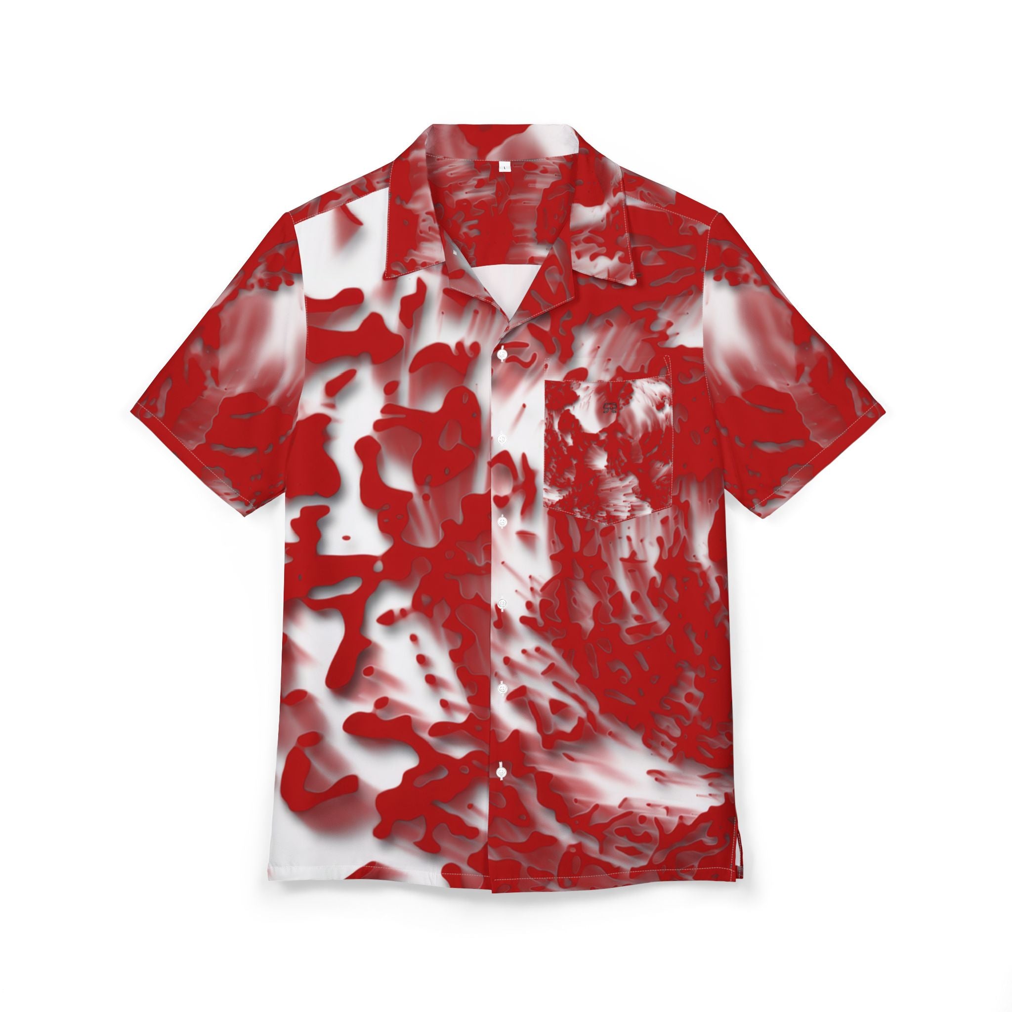 Hawaiian Shirt - Tracer Red (AOP)