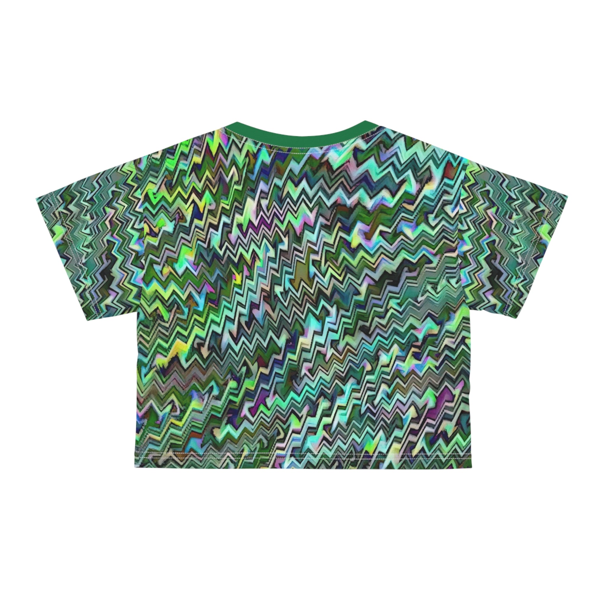 Crop Tee "Jagged" (AOP)