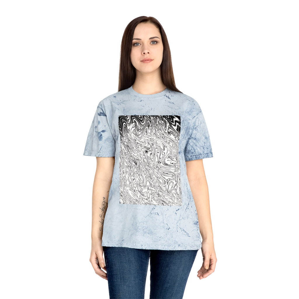 Marbled T-Shirt - Hoops BW