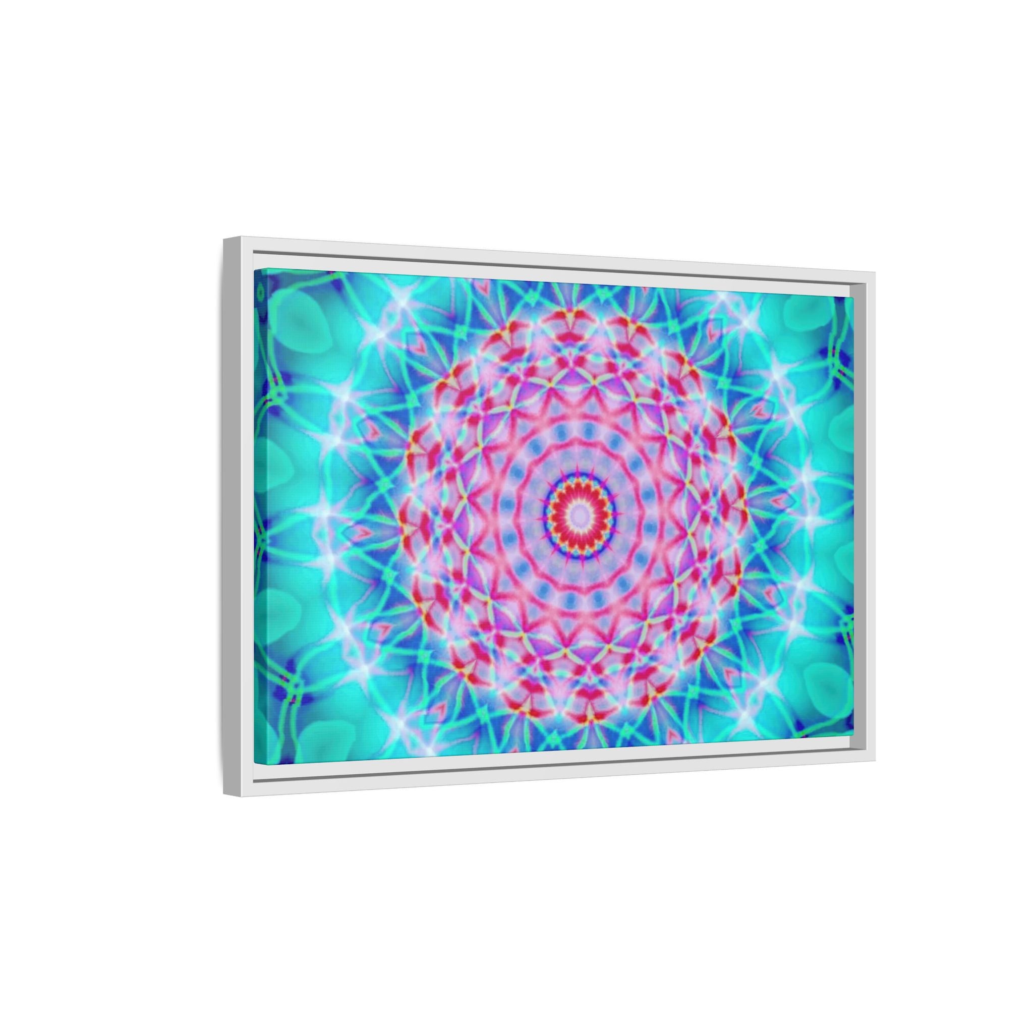 Framed Canvas Art — "Pink Fusion"