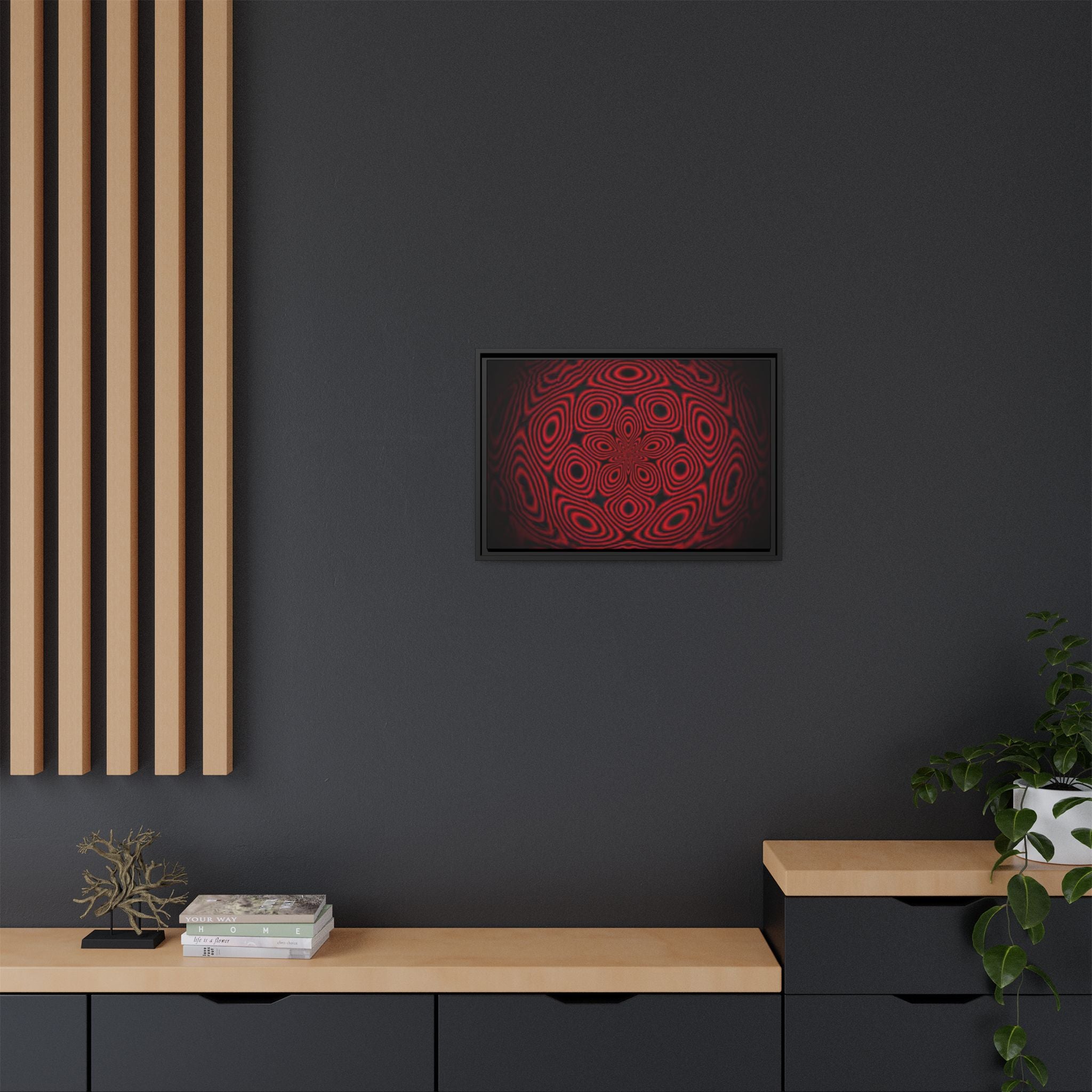 Framed Canvas Art — "Trepitorial"