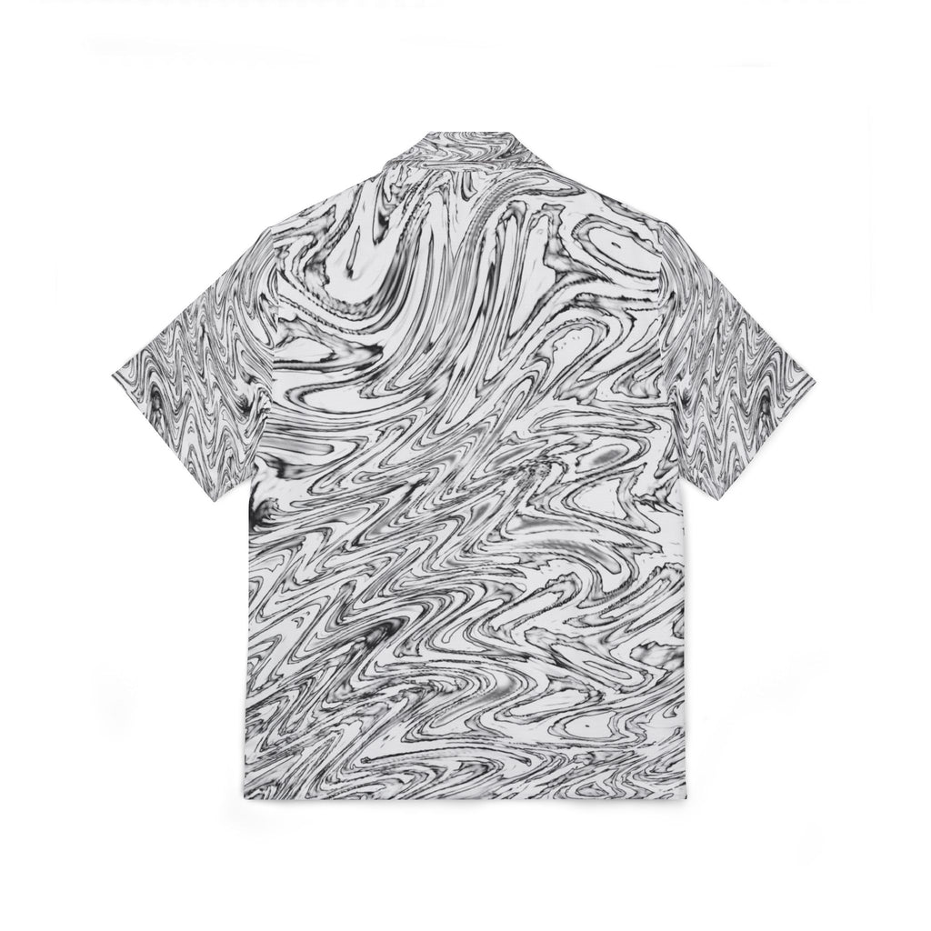 Hawaiian Shirt - Hoops BW