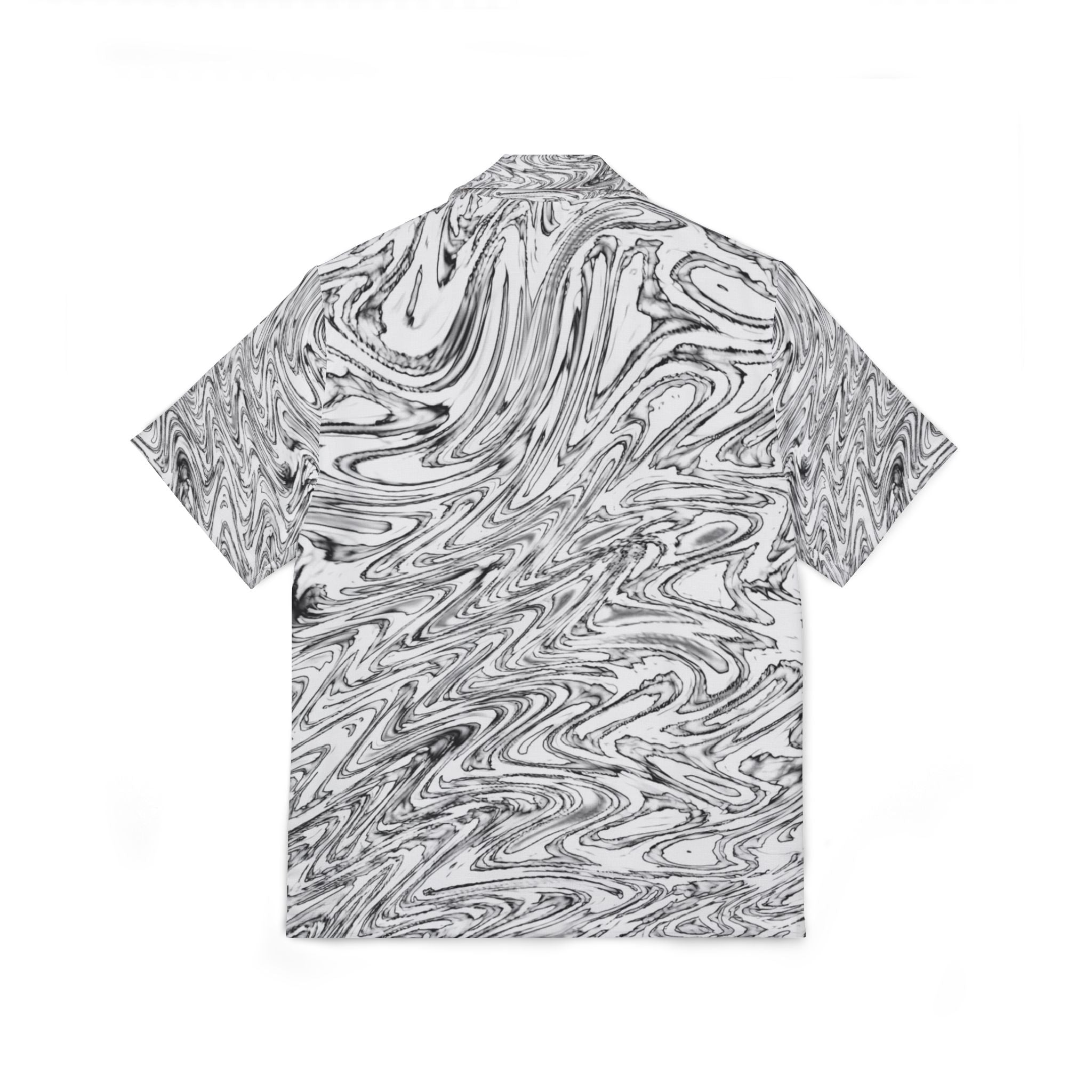 Hawaiian Shirt - Hoops BW