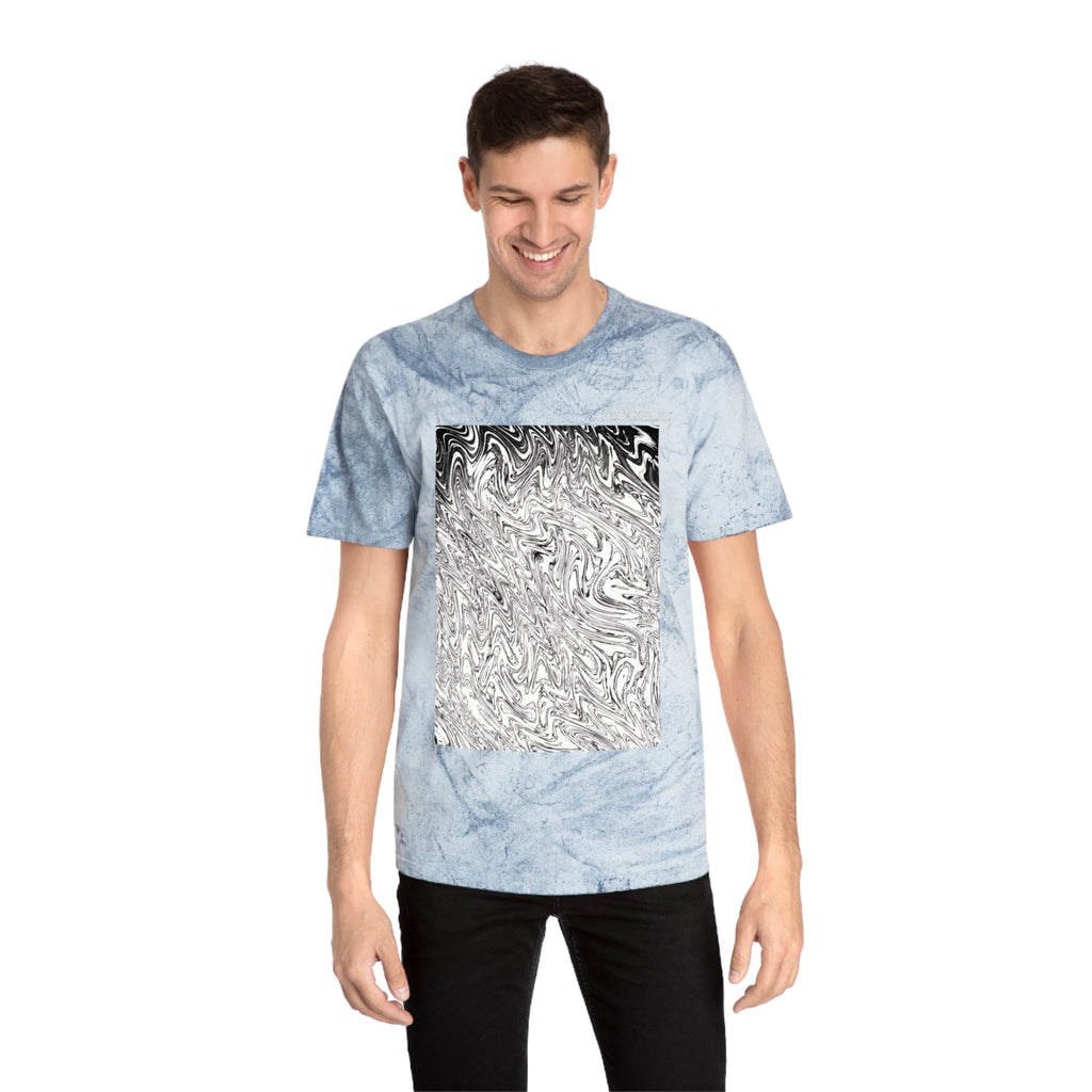 Marbled T-Shirt - Hoops BW