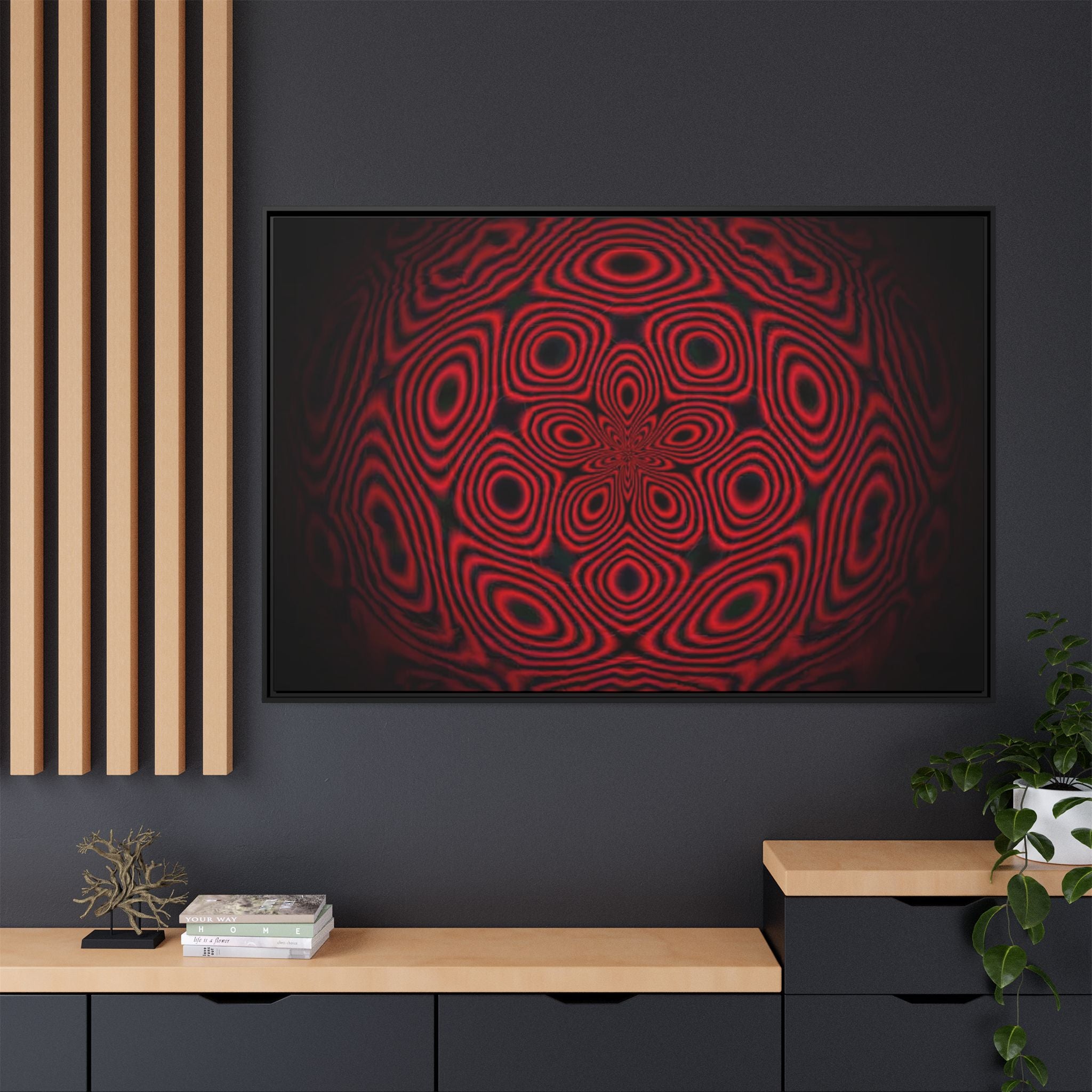 Framed Canvas Art — "Trepitorial"