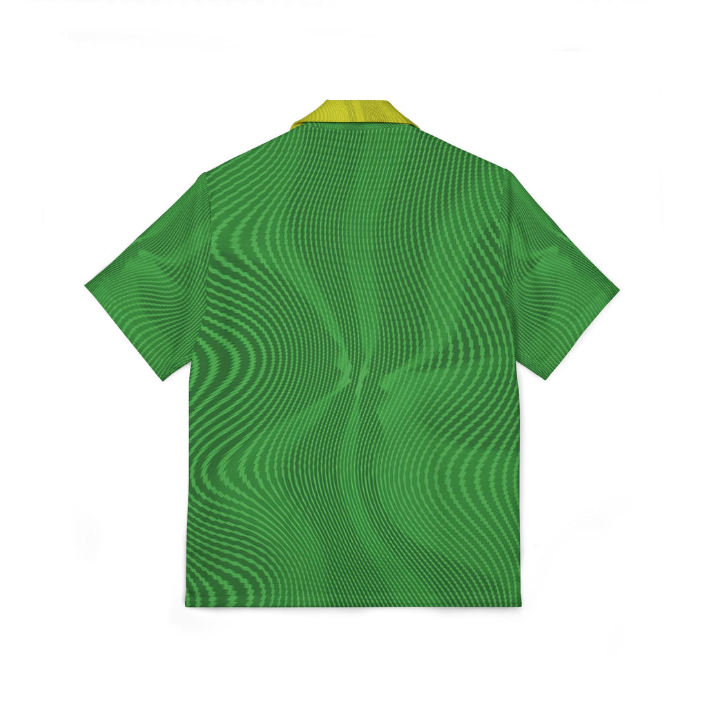 Hawaiian Shirt - Sun Spots Green