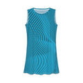 Women's Casual Dress – Sun Spots Blu (AOP)