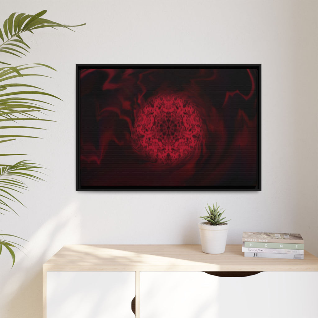 Framed Canvas Art — "Interlaced"