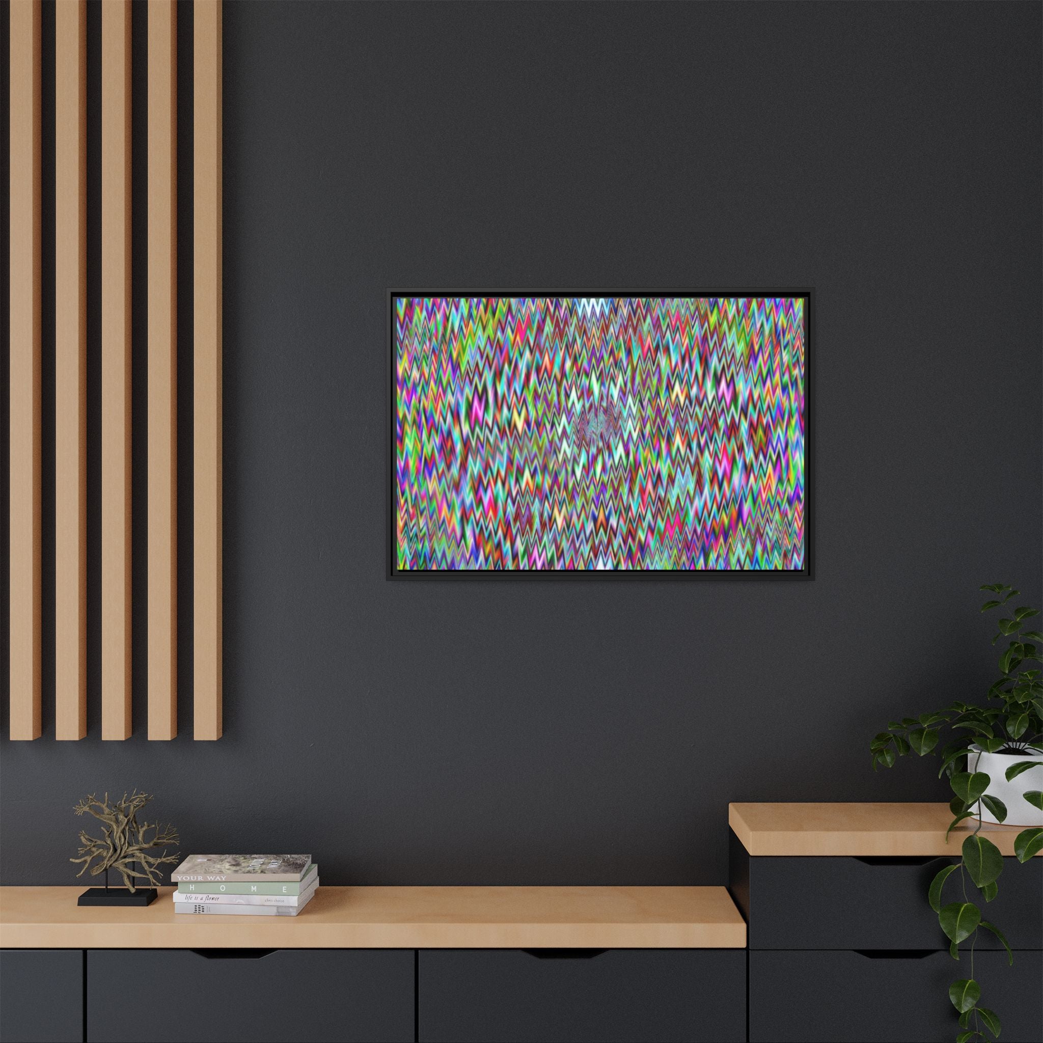 Framed Canvas Art — "GSK"
