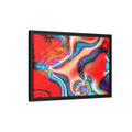 Framed Canvas Art — "Gun Runners Red"