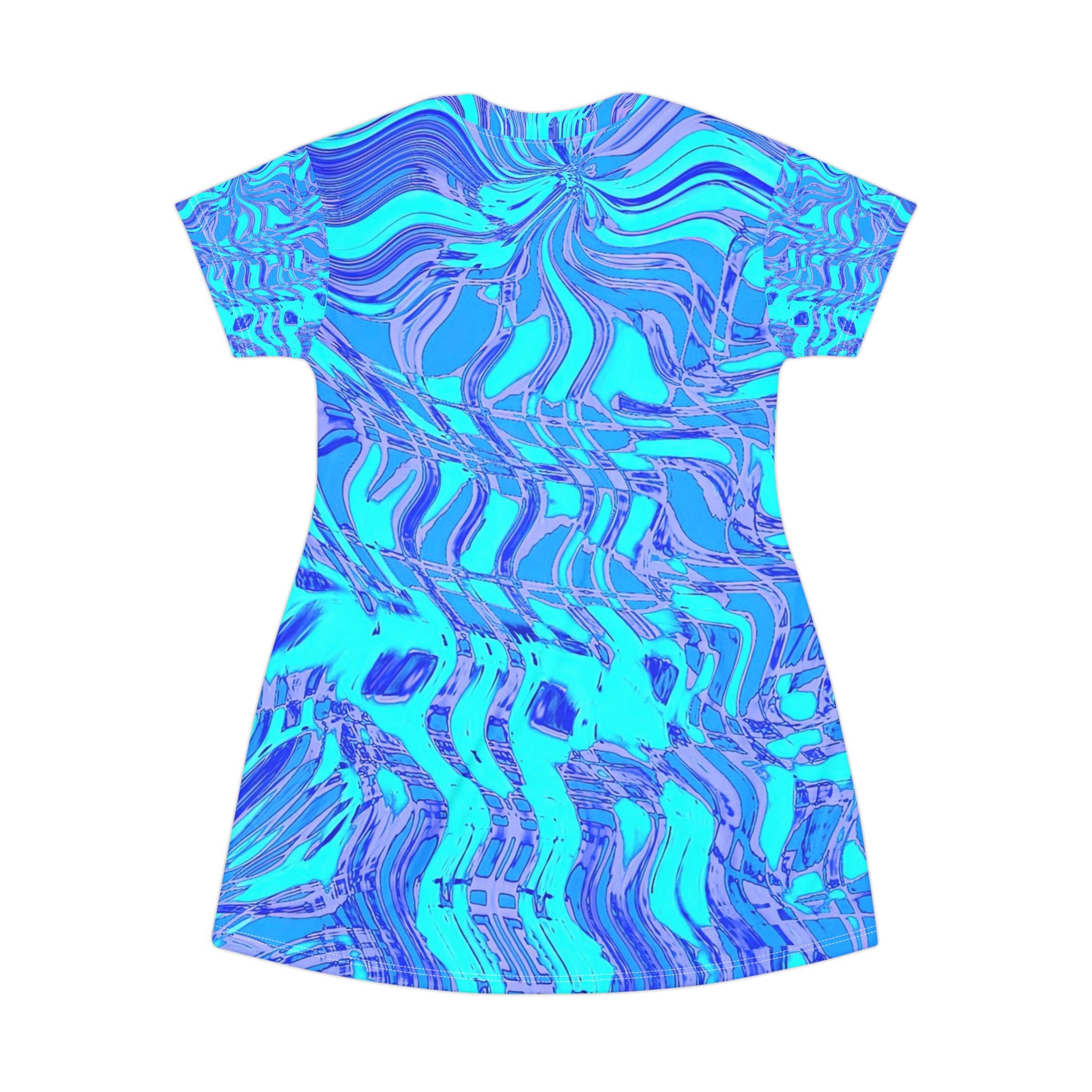 T-Shirt Dress - Fiesta Blu