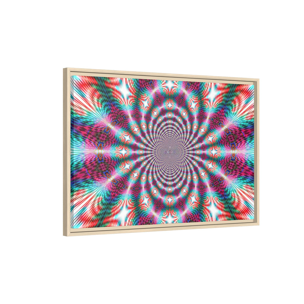 Framed Canvas Art — "QOV"