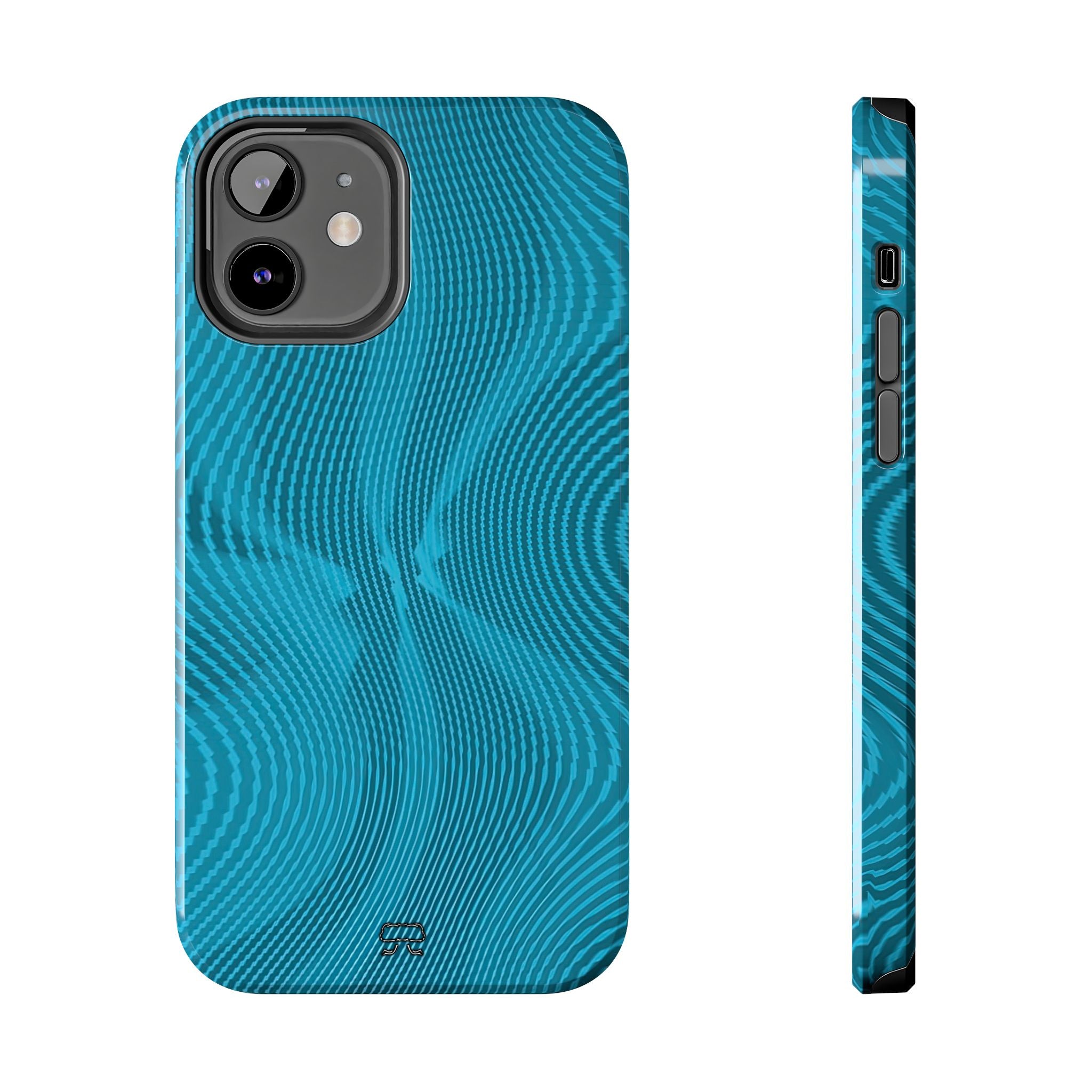 iPhones 11 thru 16 Durable Shockproof Case --- Sun Spots Blu