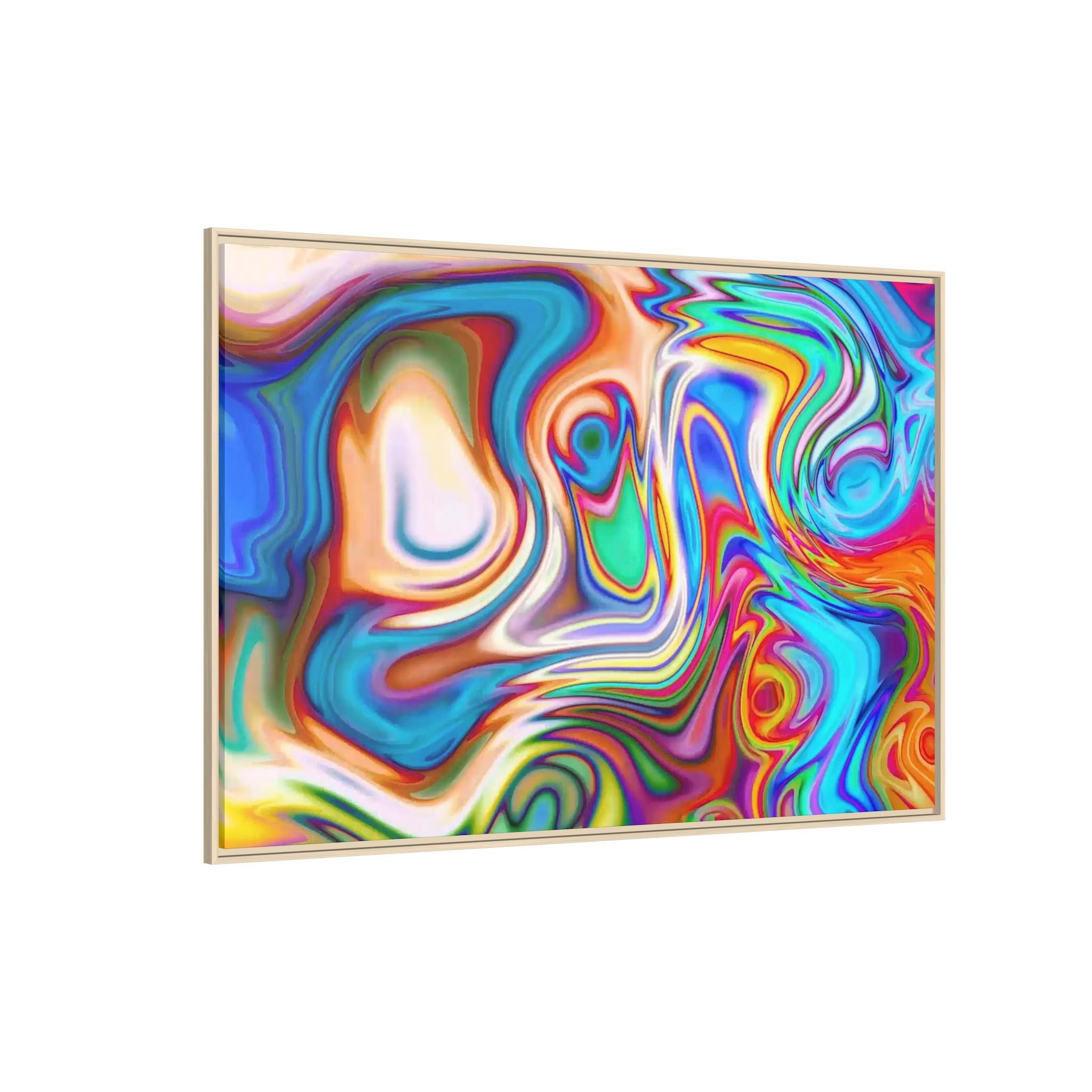 Framed Canvas Art — "Metatonal"