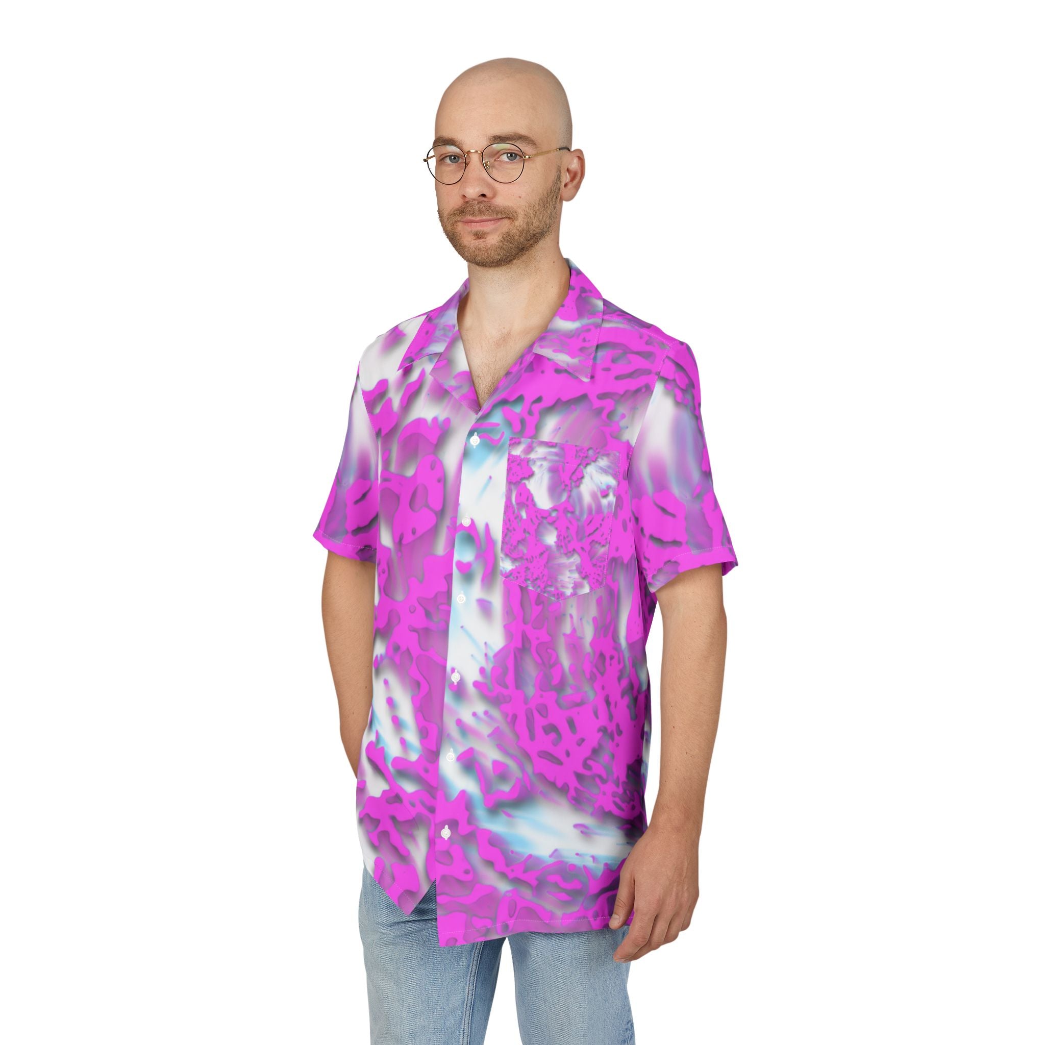 Hawaiian Shirt - Tracer Cotton Candy (AOP)