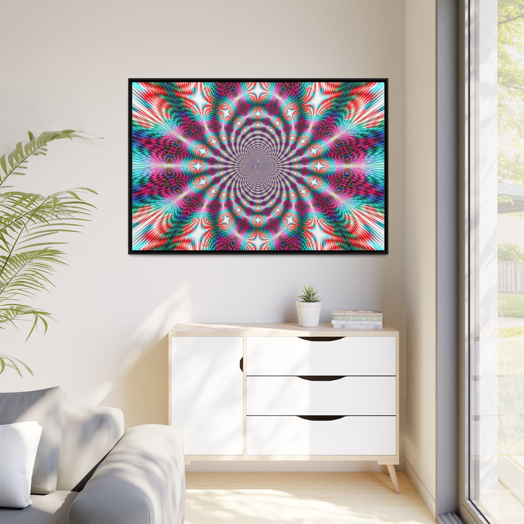 Framed Canvas Art — "QOV"