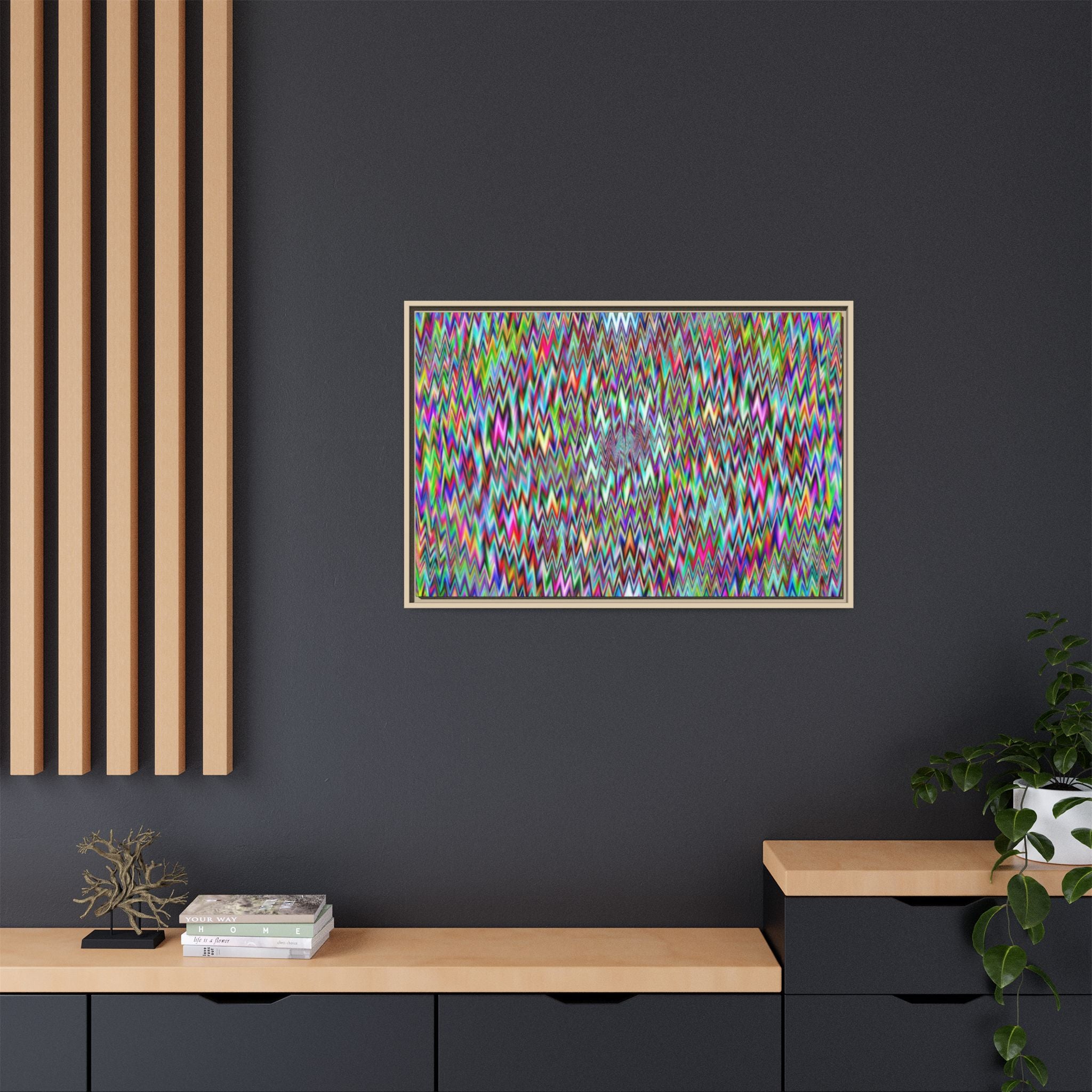 Framed Canvas Art — "GSK"