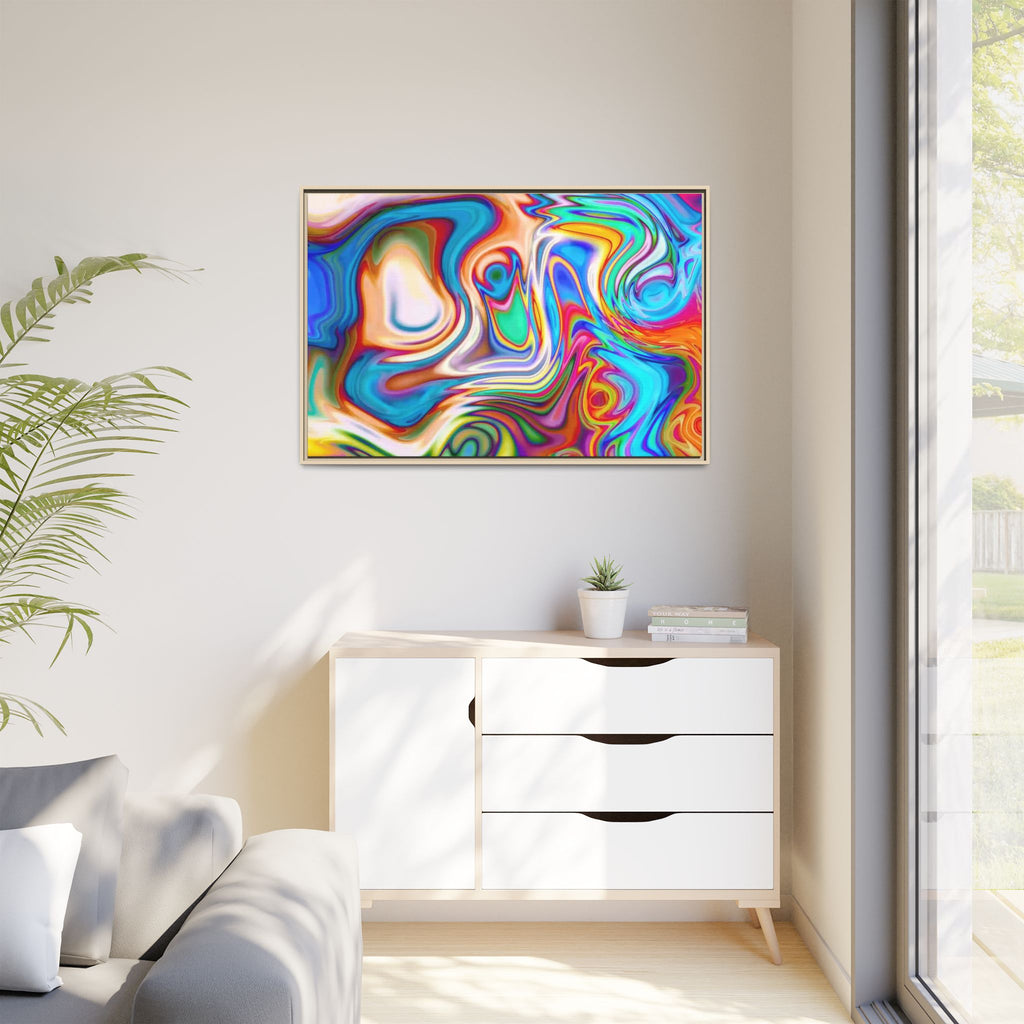 Framed Canvas Art — "Metatonal"