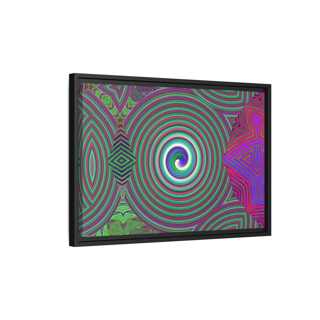 Framed Canvas Art — "Spiroic"