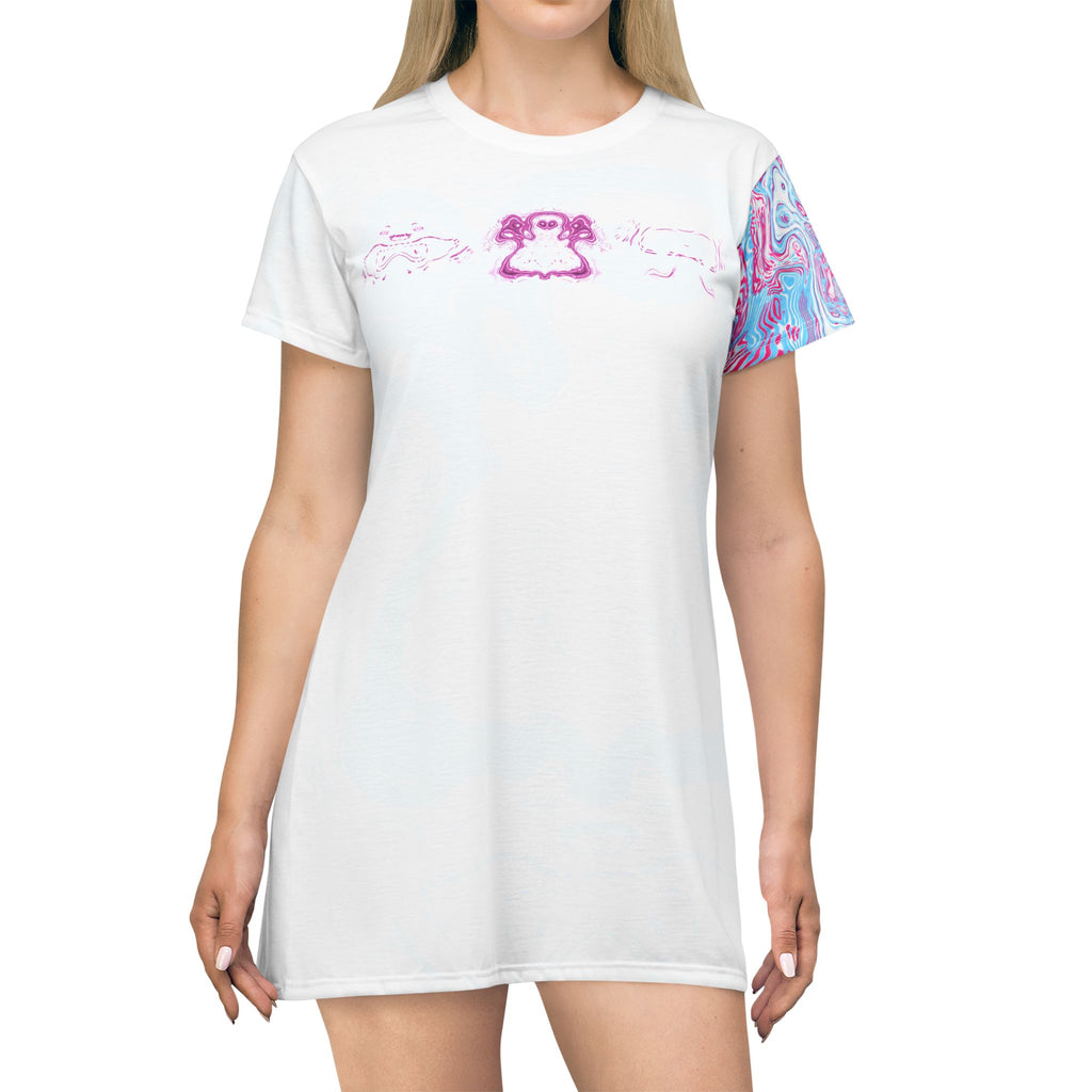 T-Shirt Dress - Spirit Cotton Candy