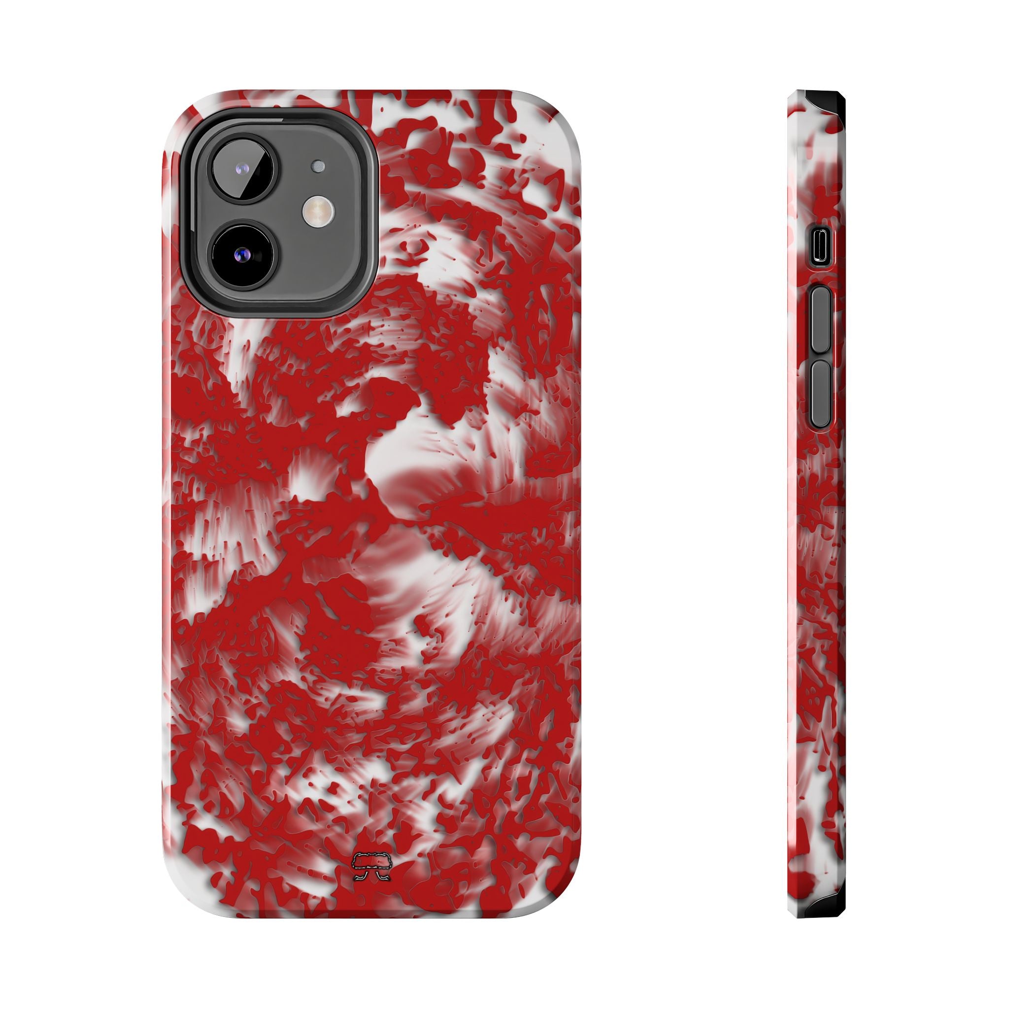 iPhones 11 thru 16 Durable Shockproof Case - Tracers Red