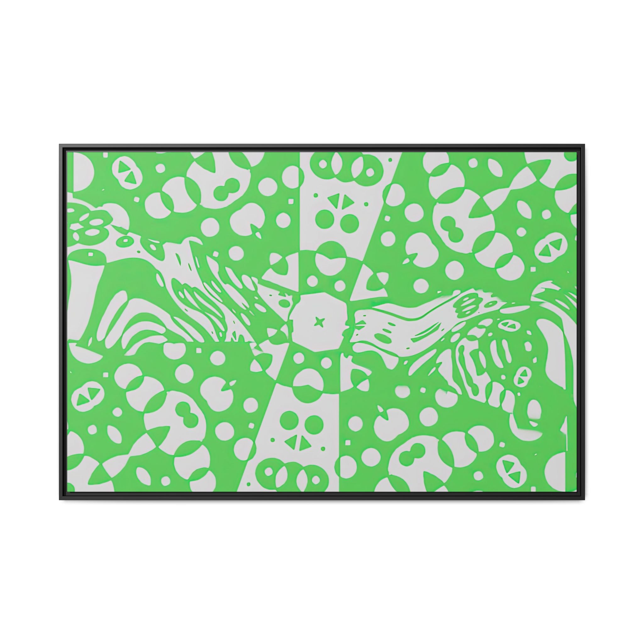 Framed Canvas Art - Aztec G