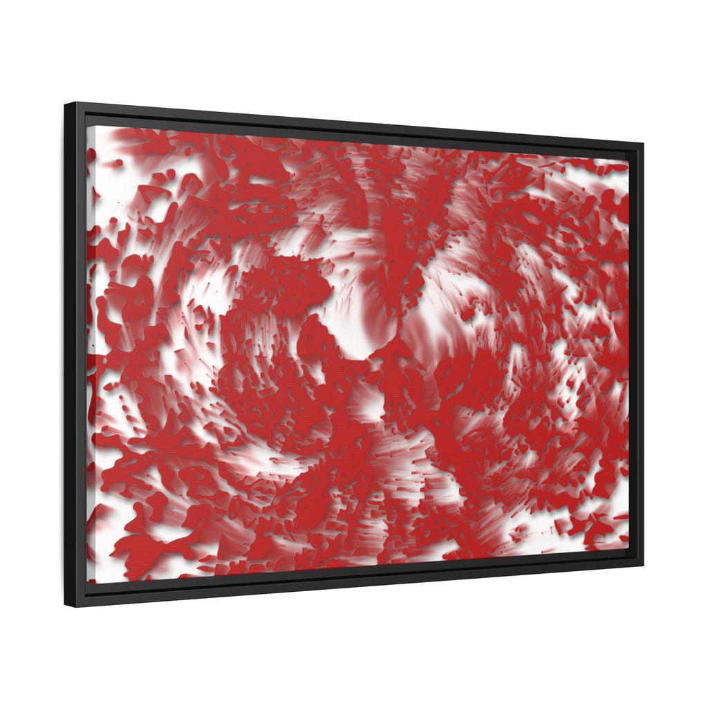 Framed Canvas Art - Tracers Red