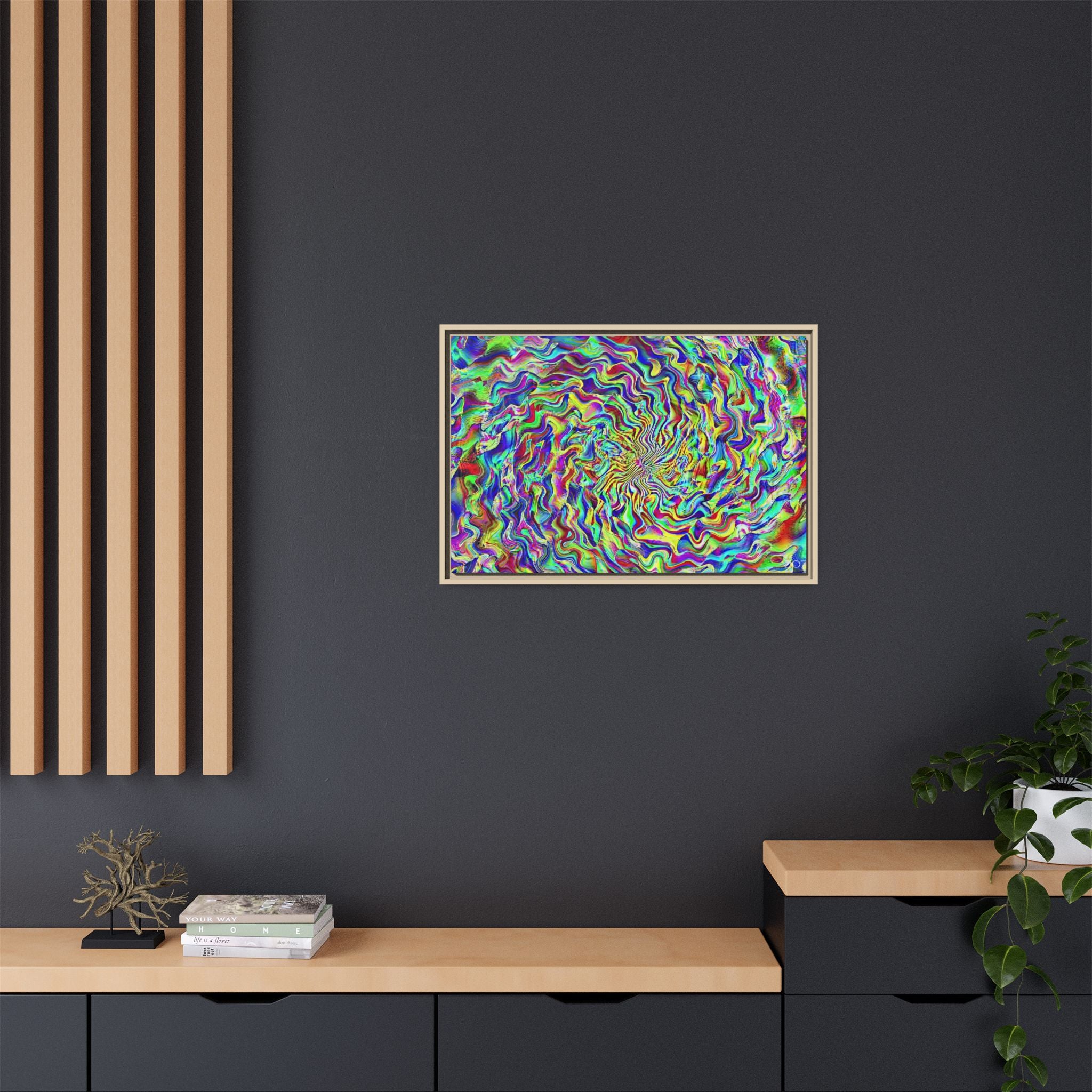 Framed Canvas Art — "Formulandscape"