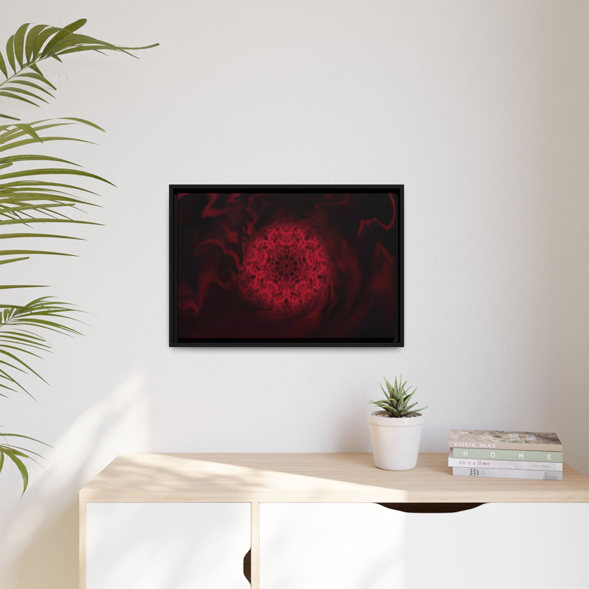 Framed Canvas Art — "Interlaced"