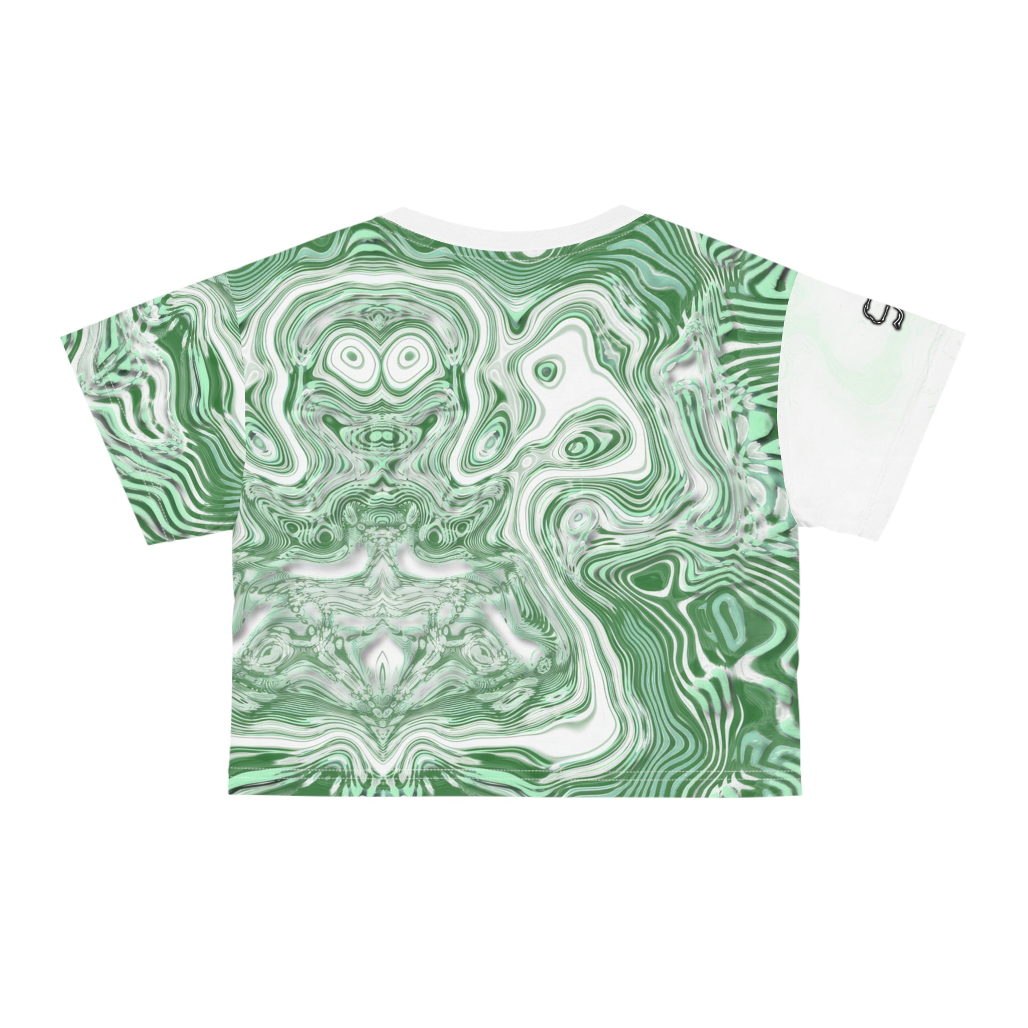 Crop Tee - Spirit Mint (AOP)