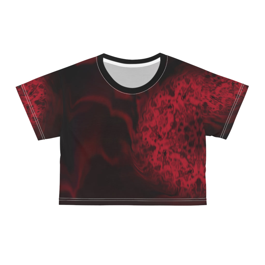 Crop Tee "Interlaced" (AOP)