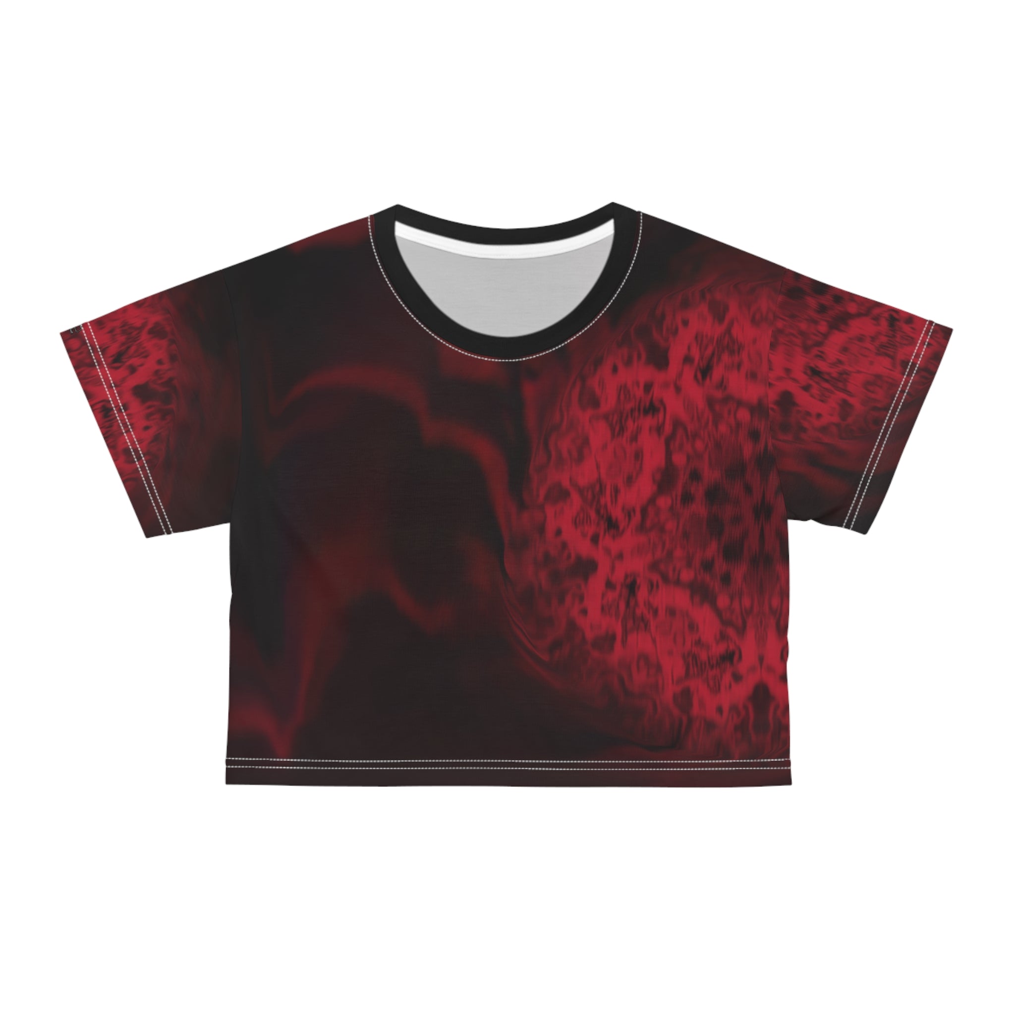 Crop Tee "Interlaced" (AOP)